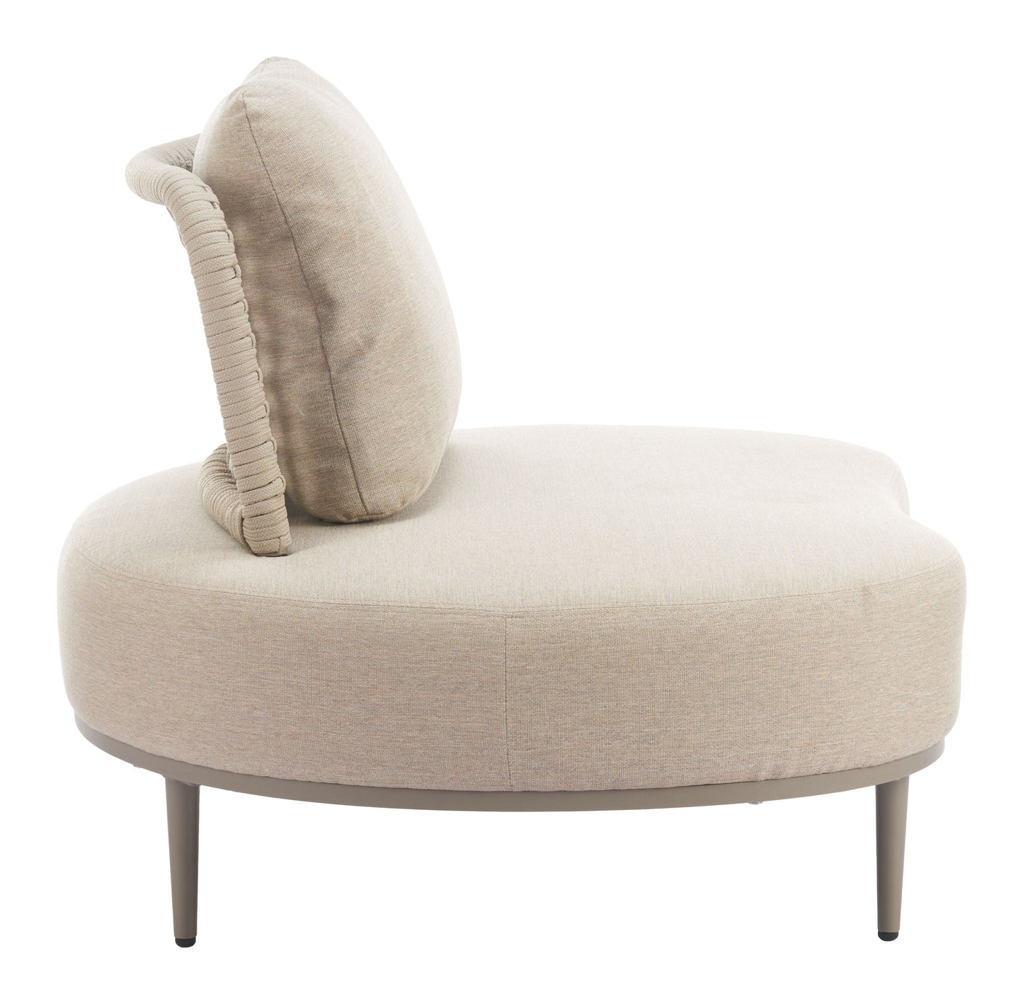 Ruhe Beige Outdoor Accent Chair - Ornate Home
