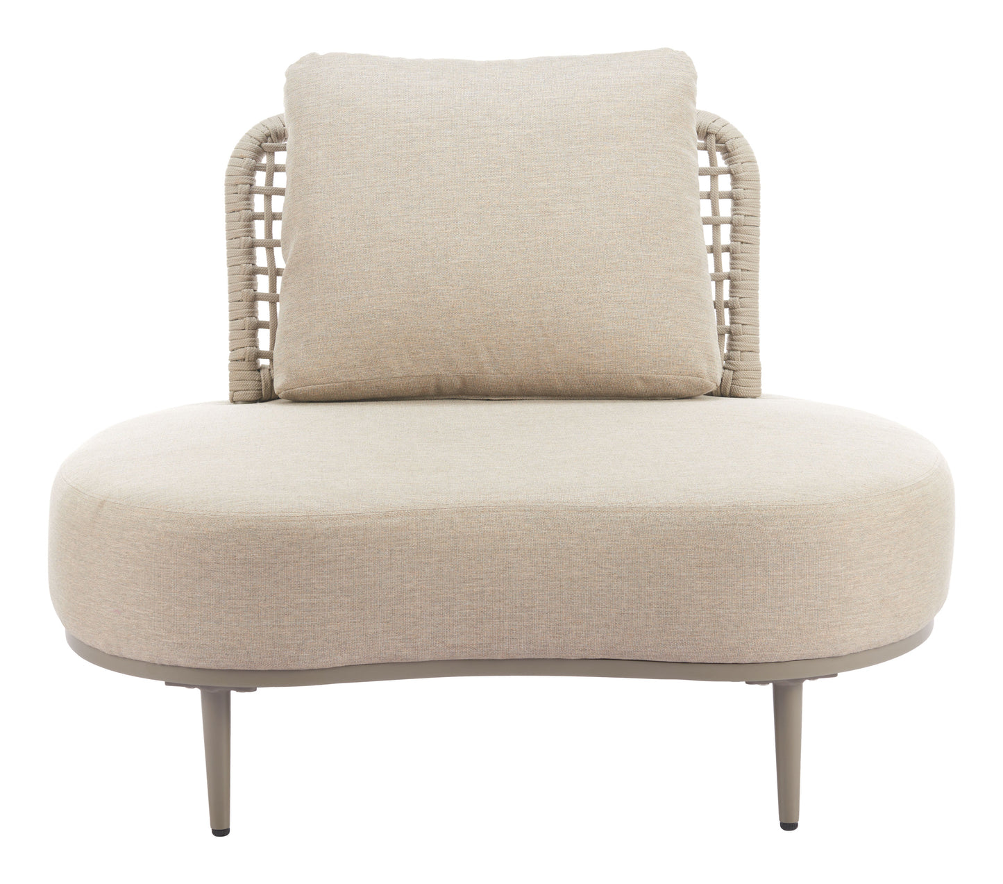Ruhe Beige Outdoor Accent Chair - Ornate Home