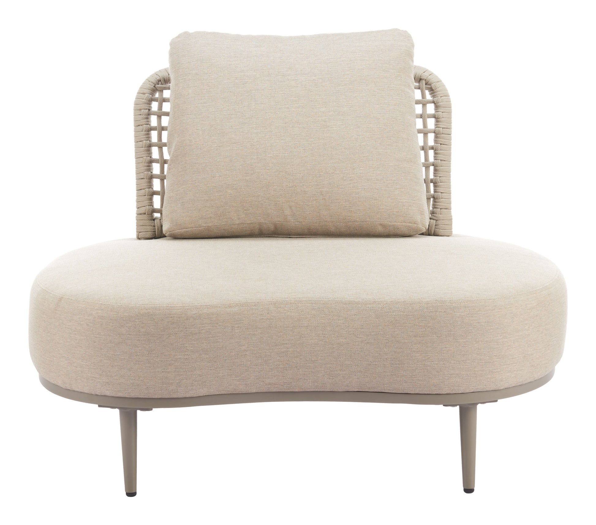 Ruhe Beige Outdoor Accent Chair - Ornate Home