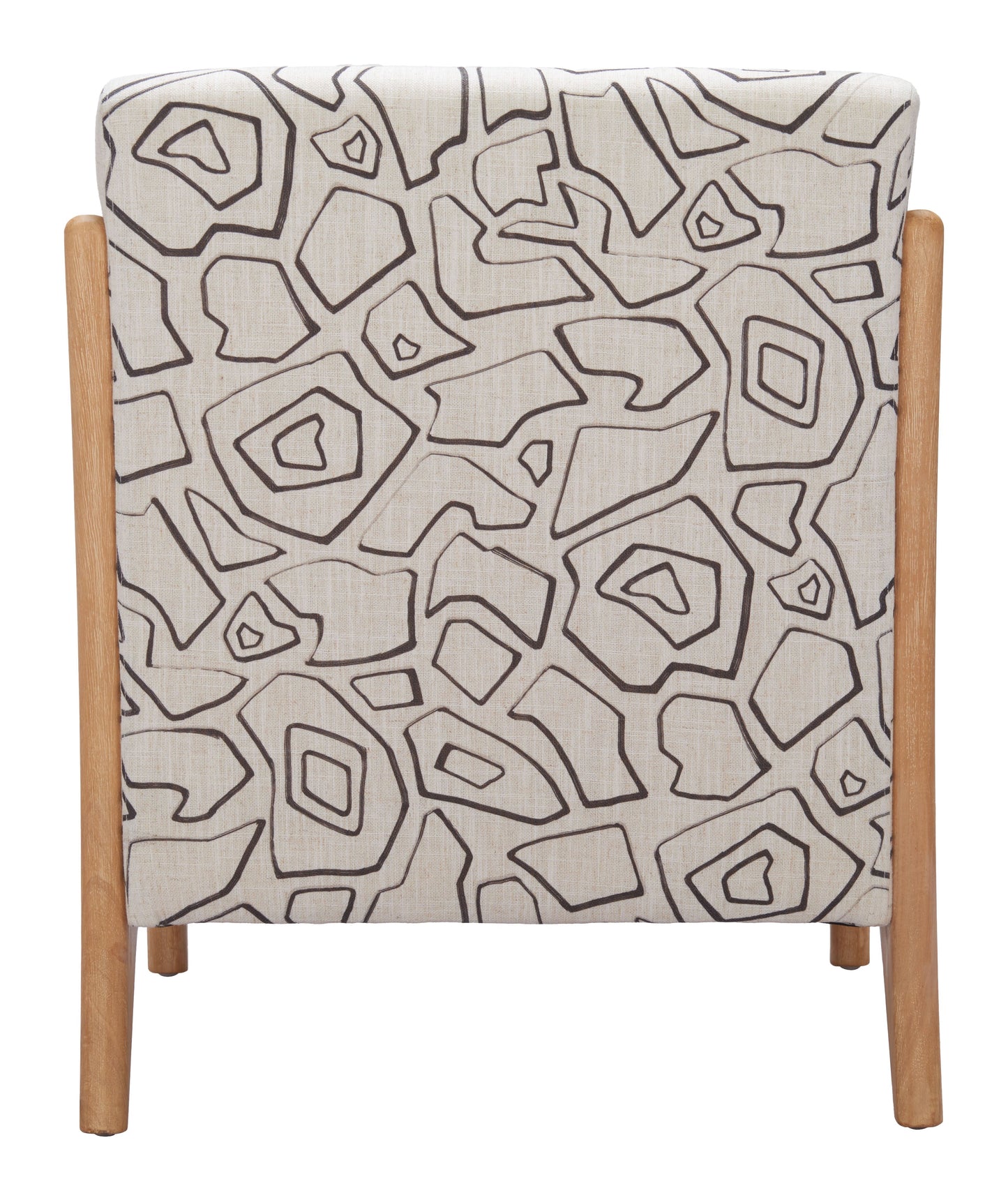 Runa Beige & Natural Accent Chair - Ornate Home