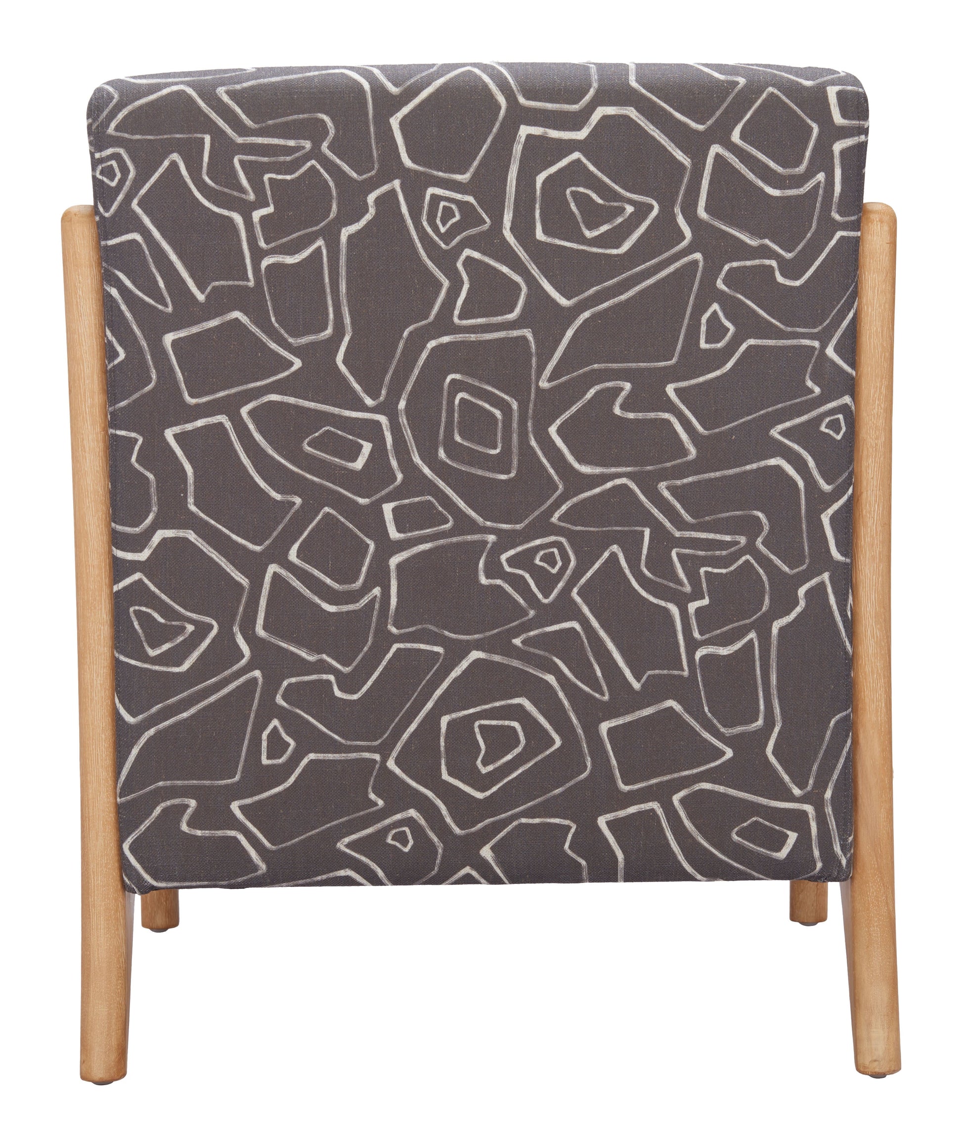 Runa Gray & Natural Accent Chair - Ornate Home