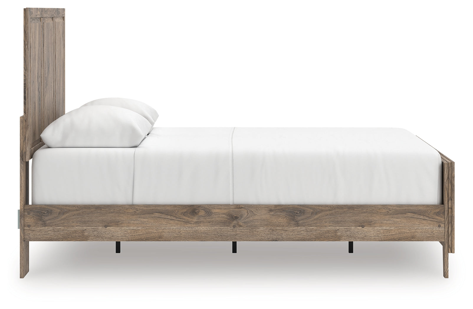 Rusticott Brown Queen Panel Bed- Viva Furn