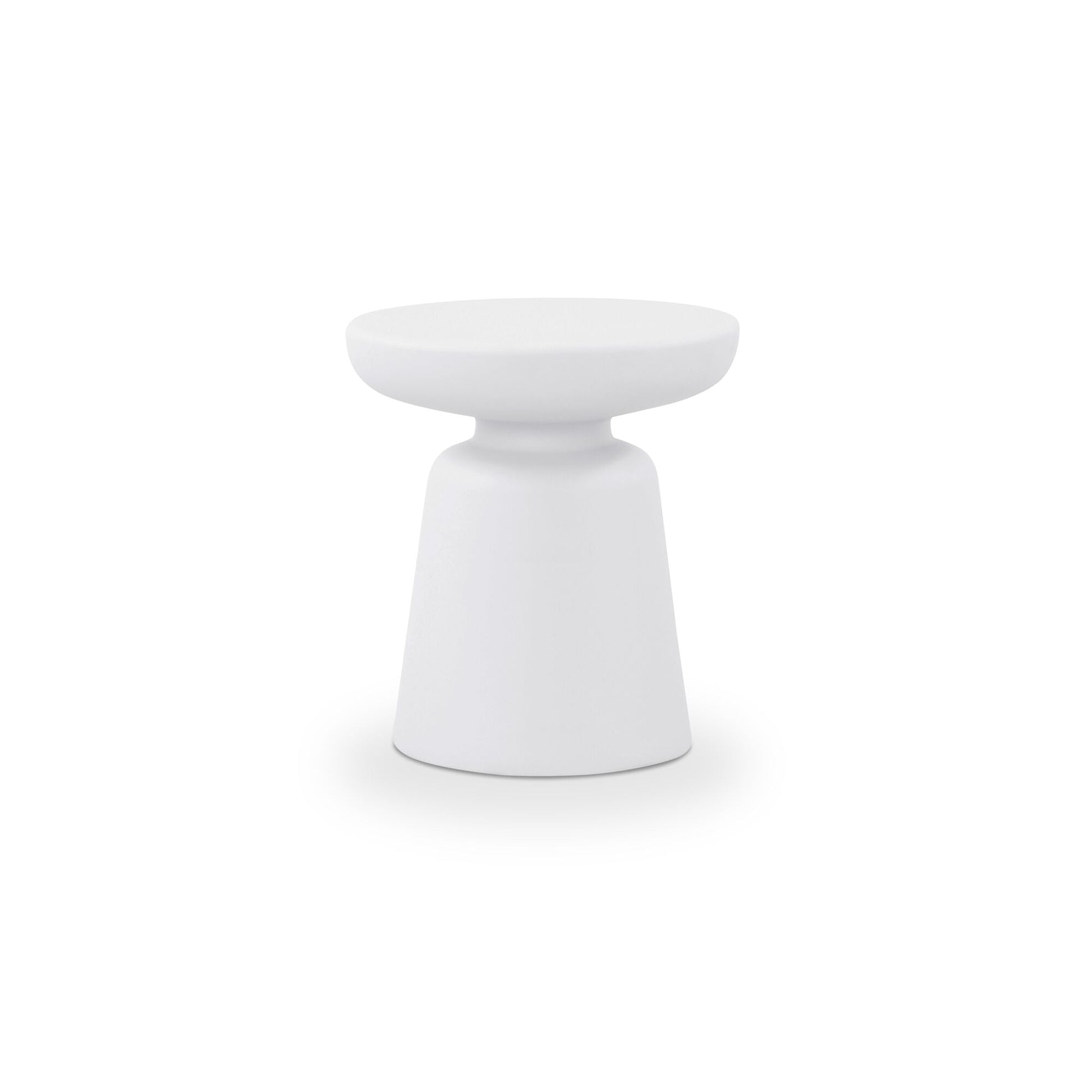 Ruth White Outdoor Side Table - Ornate Home