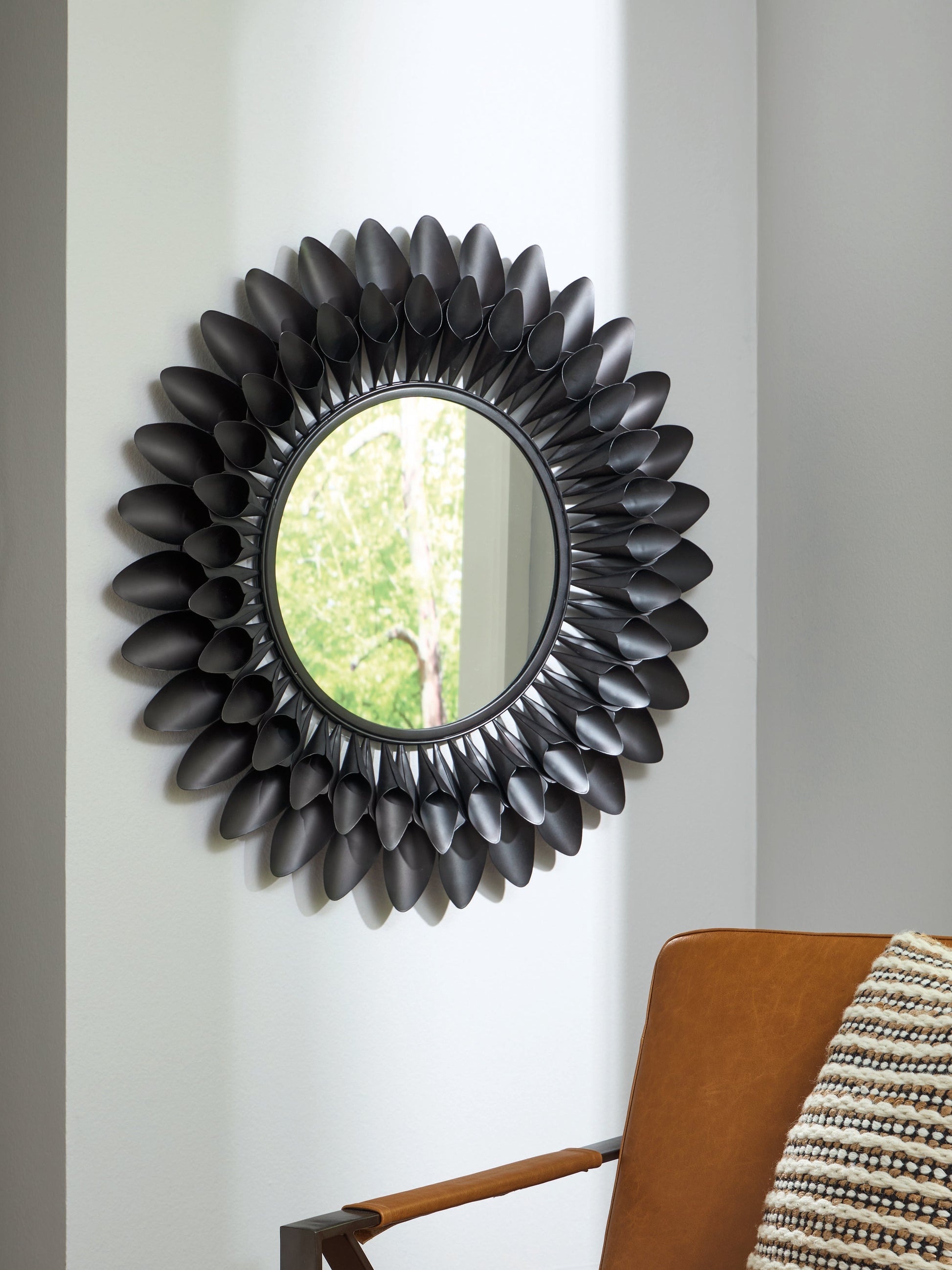 Ryenmour Oil Rubbed Bronze Accent Mirror- Viva Furn