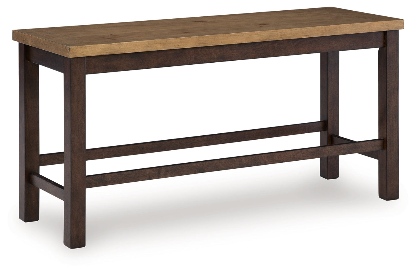 Rylandeen Light Brown/Dark Brown Double Counter Bench (1/CN)- Viva Furn