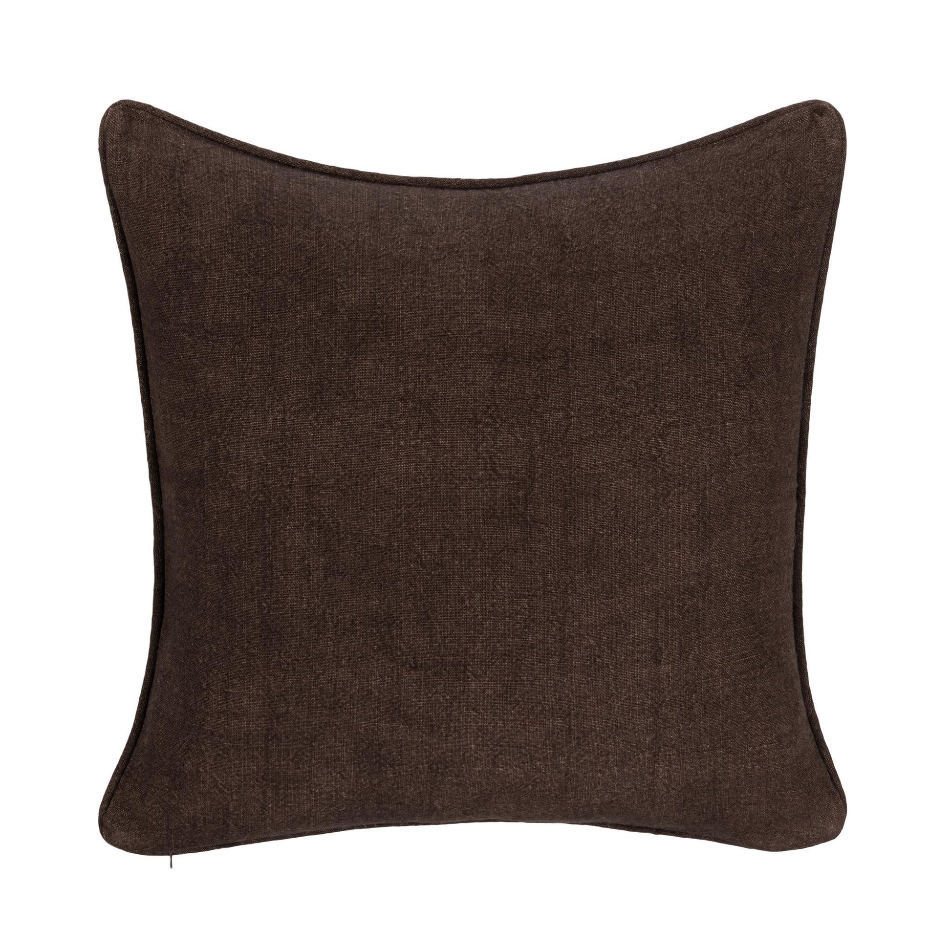 SLD Bedford Ganache Linen 22x22 Throw Pillow (Set of 2) - Ornate Home