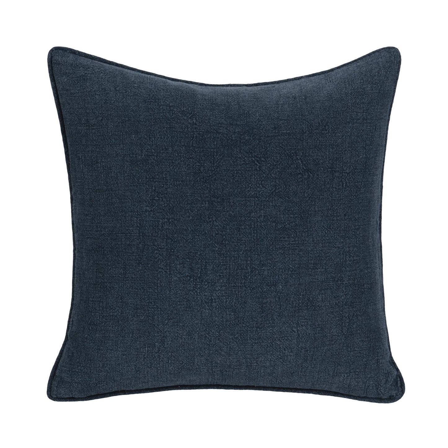 SLD Bedford Indigo Linen 22x22 Throw Pillow (Set of 2) - Ornate Home