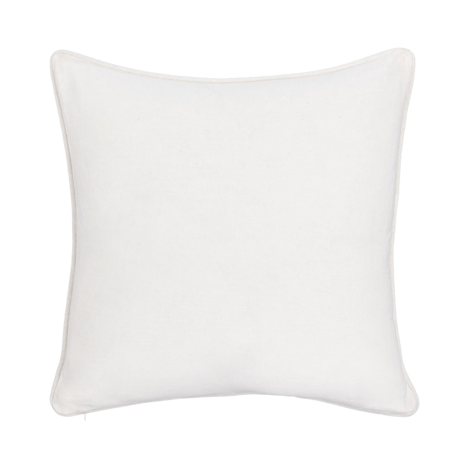 SLD Bedford Ivory Linen 22x22 Throw Pillow (Set of 2) - Ornate Home