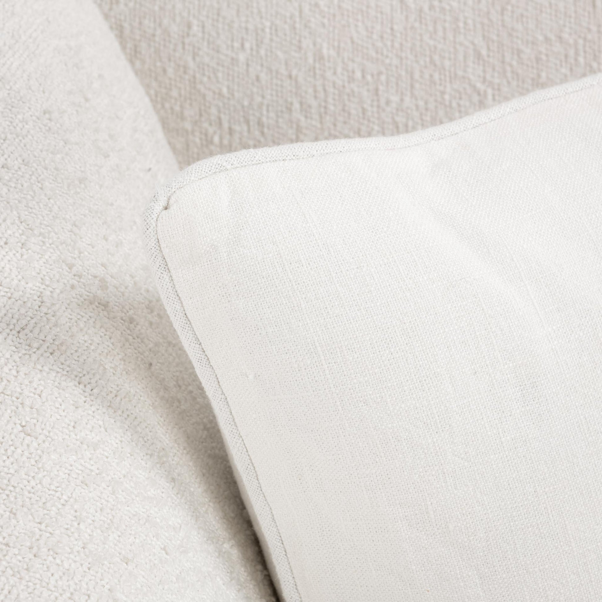 SLD Bedford Ivory Linen 22x22 Throw Pillow (Set of 2) - Ornate Home