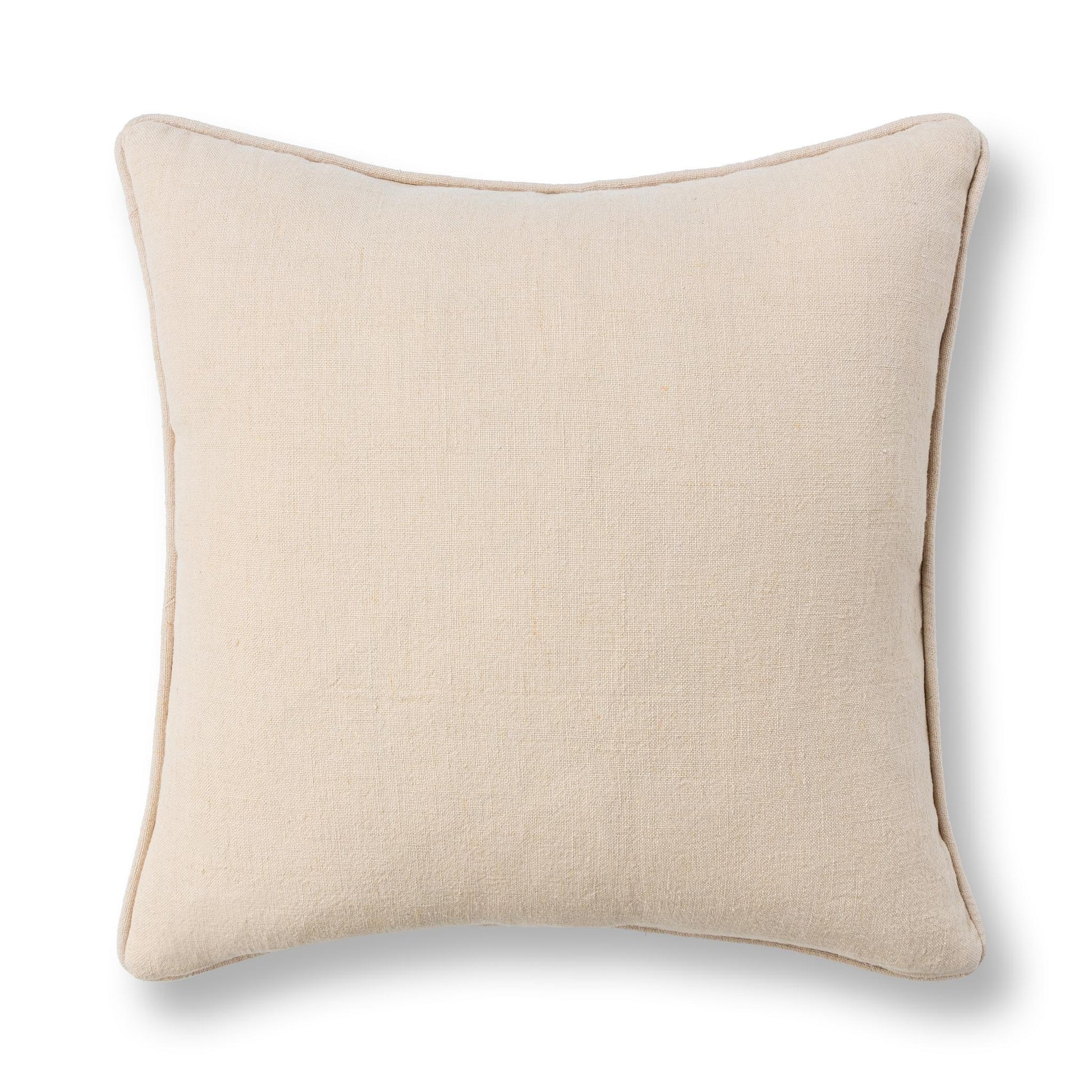 SLD Bedford Linen Oat 22x22 Throw Pillow (Set of 2) - Ornate Home