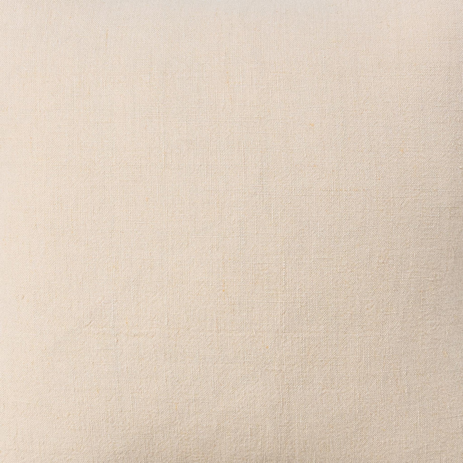 SLD Bedford Linen Oat 22x22 Throw Pillow (Set of 2) - Ornate Home