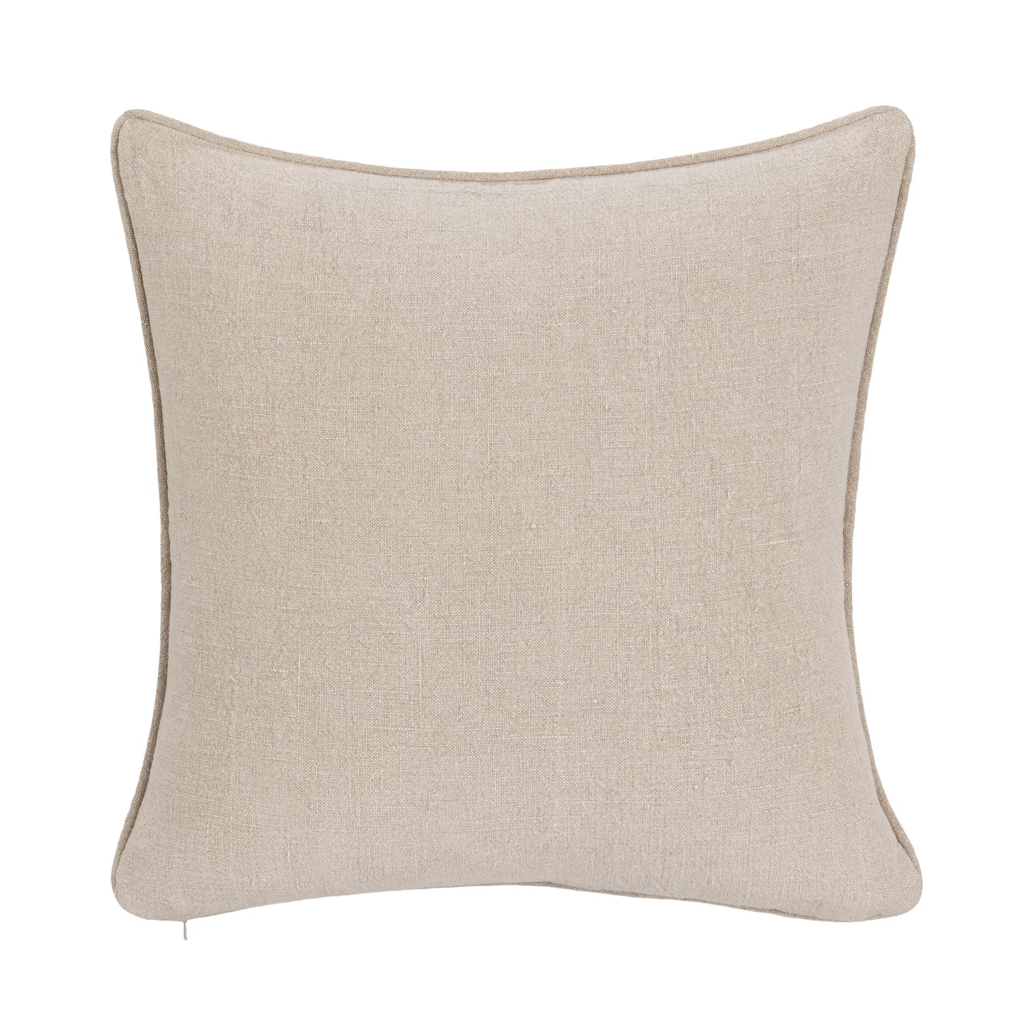 SLD Bedford Natural Linen 22x22 Throw Pillow (Set of 2) - Ornate Home