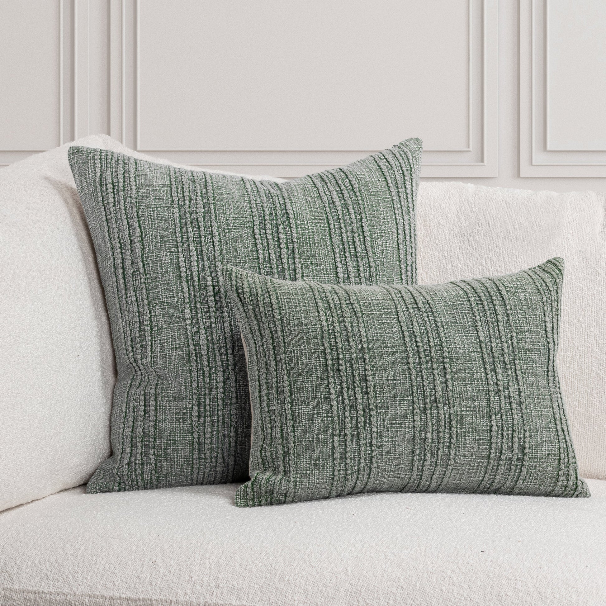 SLD Gratitude Green Multiple Sizes Throw Pillow (Set of 2) - Ornate Home