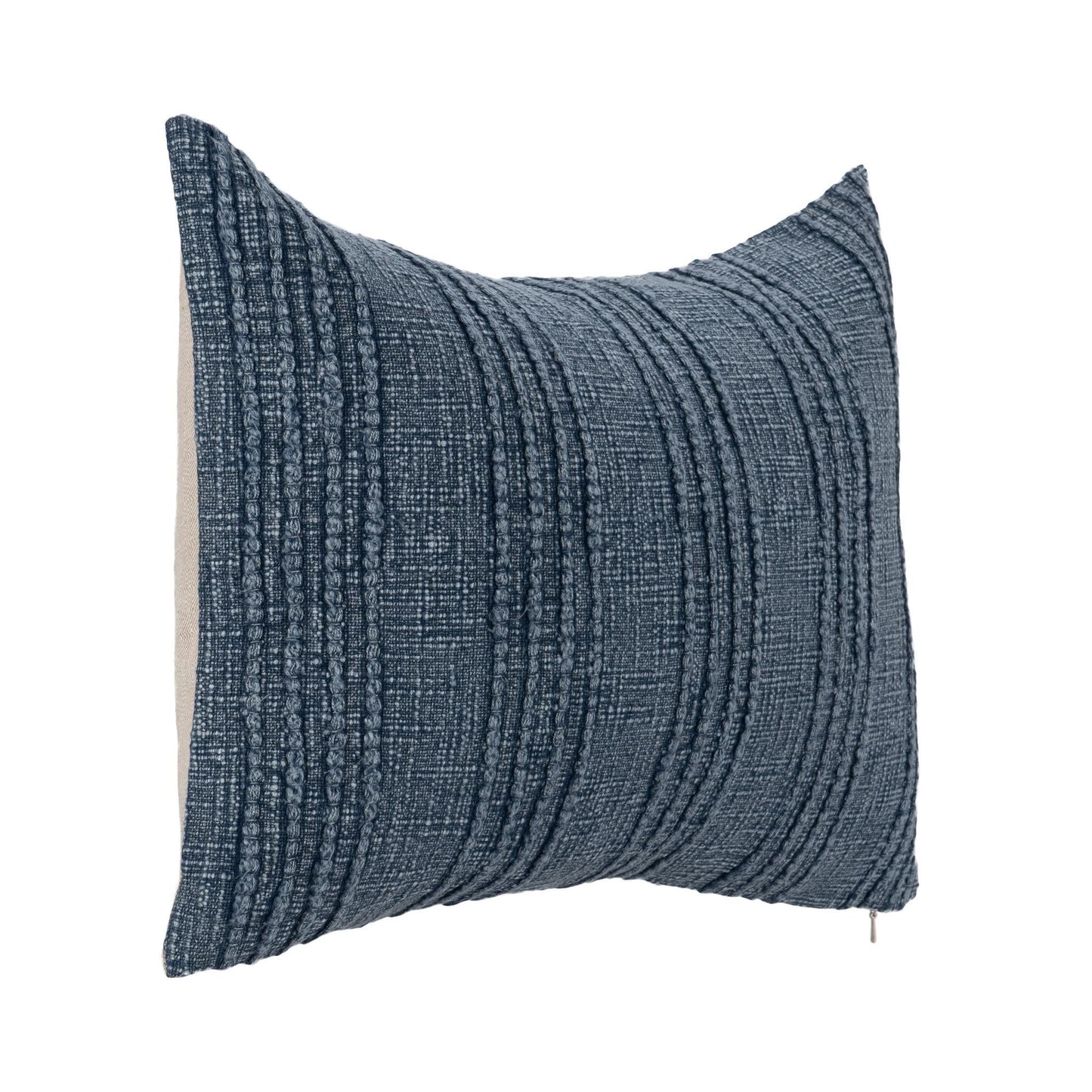SLD Gratitude Navy Blue Multiple Sizes Throw Pillow (Set of 2) - Ornate Home