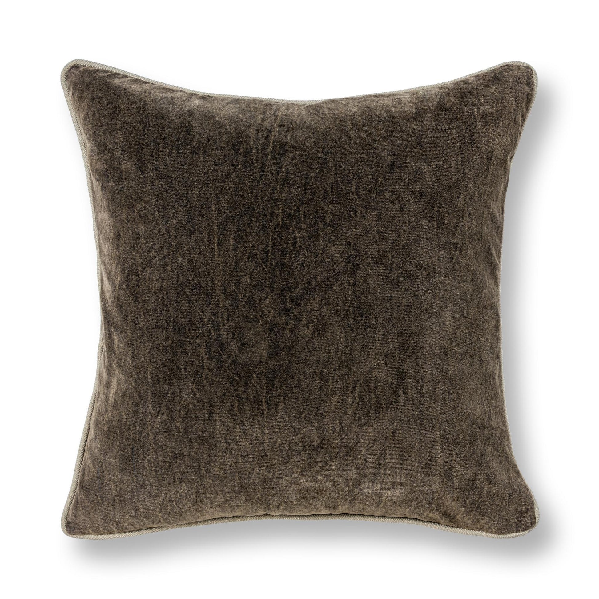 SLD Heirloom Velvet Dark Clove Throw Pillow (Set of 2) - Ornate Home