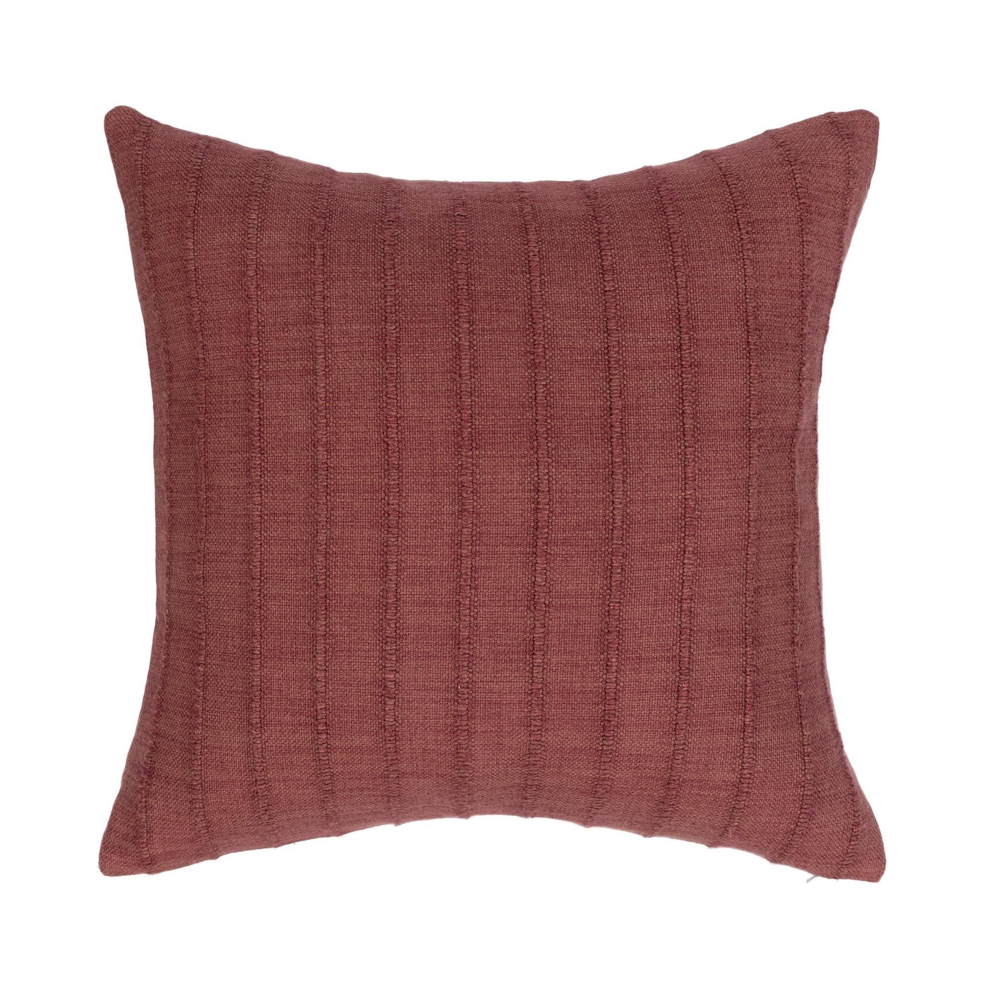 SLD Hunter Cherrywood Red 22x22 Throw Pillow (Set of 2) - Ornate Home