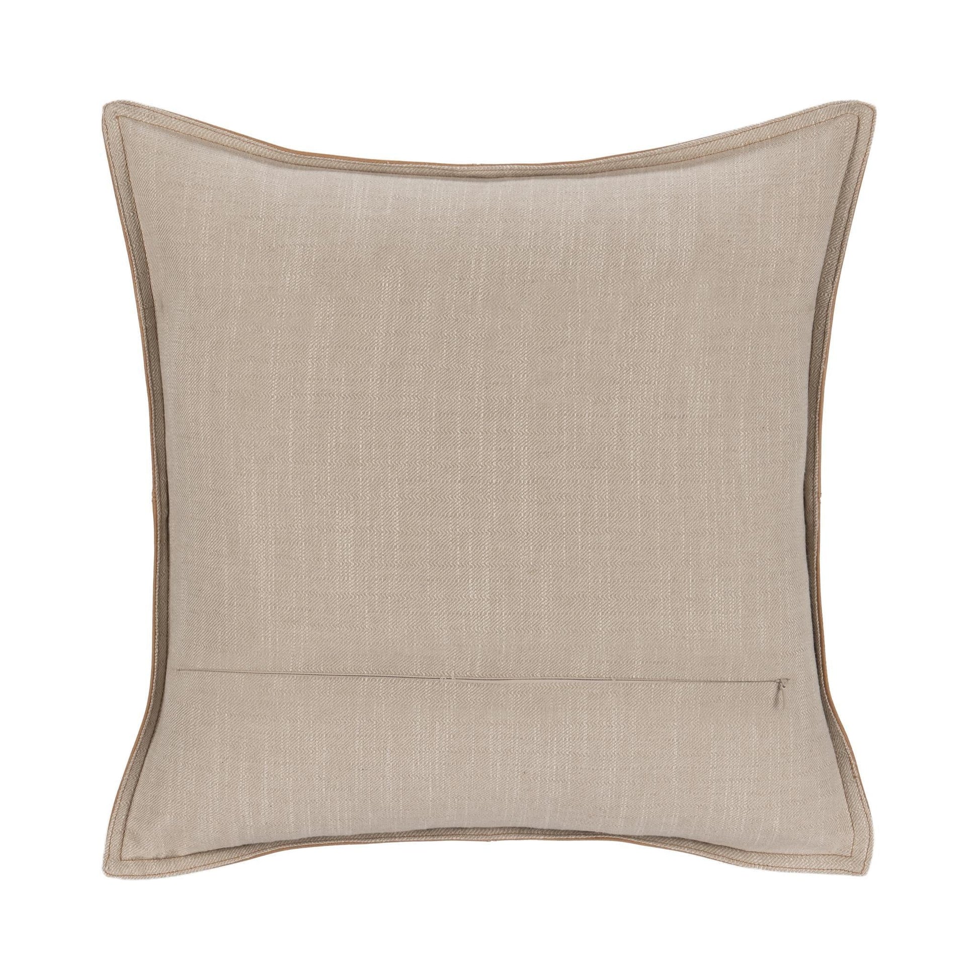 SLD Leather Dumont Chestnut Multiple Sizes Throw Pillow (Set of 2) - Ornate Home
