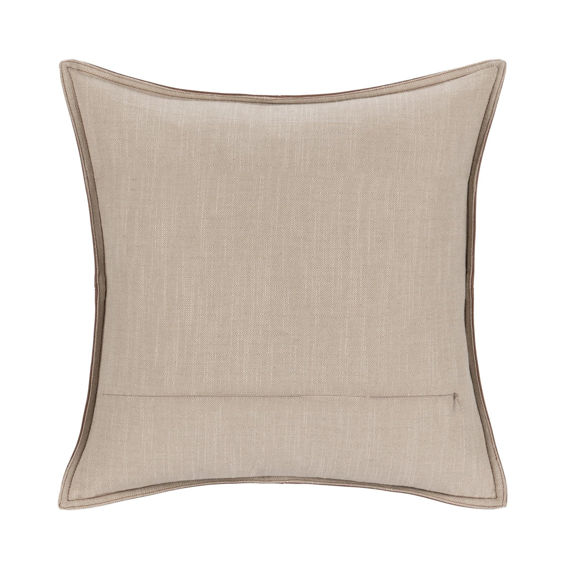 SLD Leather Kona Brown Multiple Sizes Throw Pillow (Set of 2) - Ornate Home