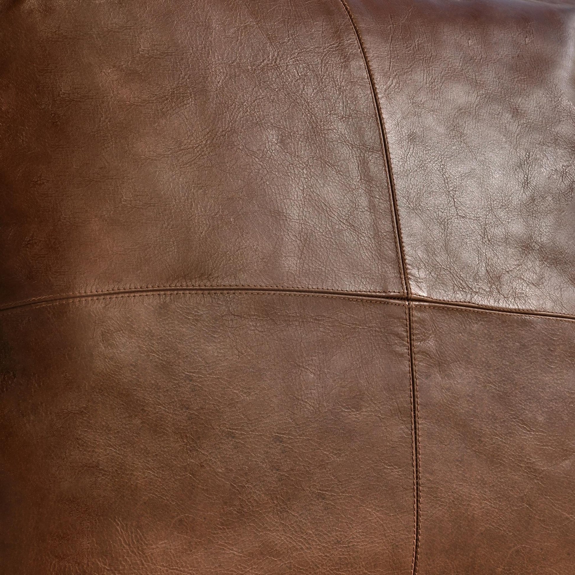 SLD Leather Kona Brown Multiple Sizes Throw Pillow (Set of 2) - Ornate Home