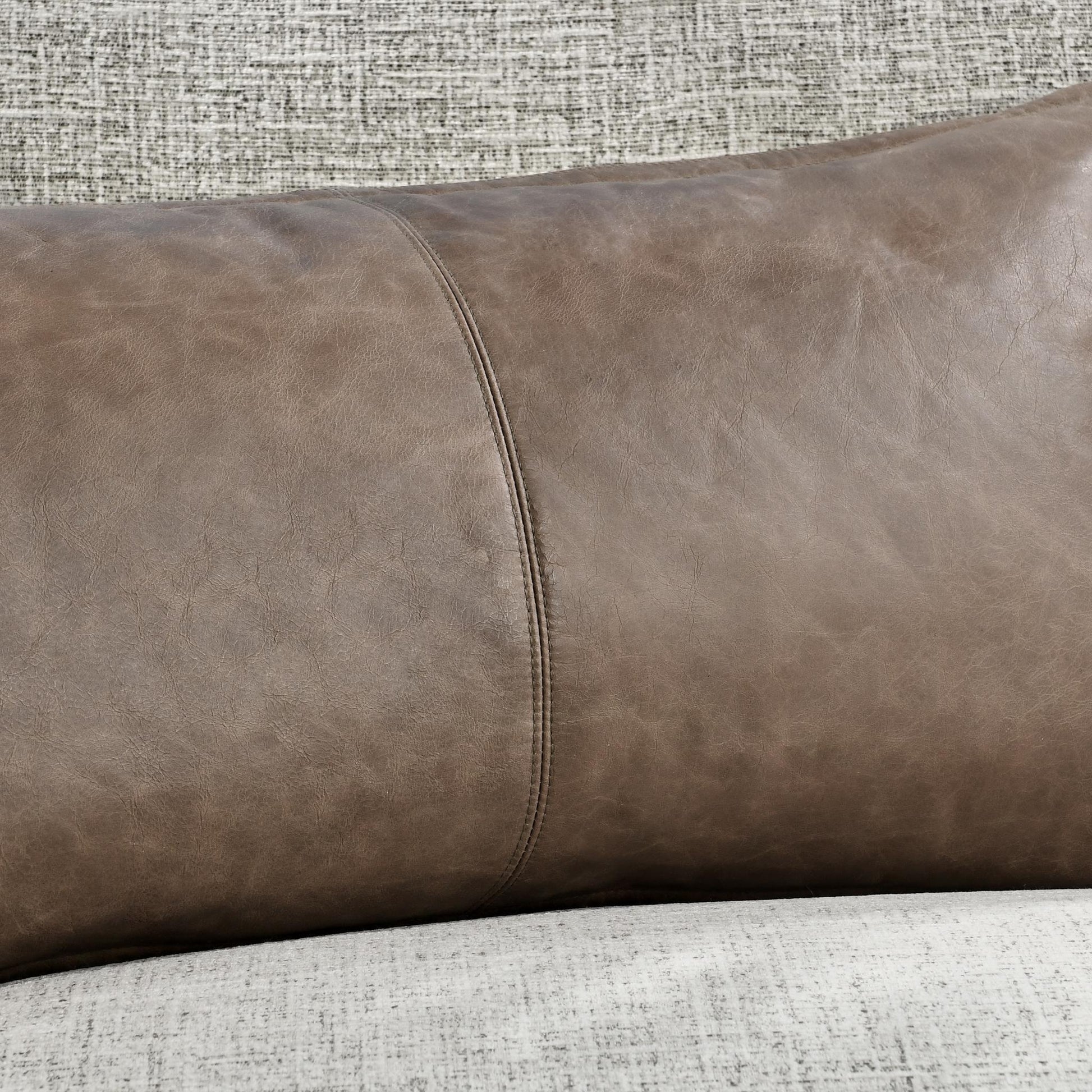 SLD Leather Sandstorm Taupe Multiple Sizes Throw Pillow (Set of 2) - Ornate Home