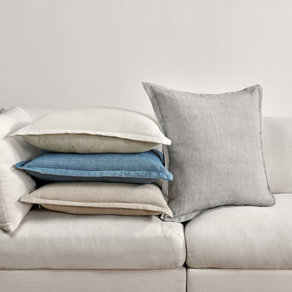 SLD Solstice Natural 22x22 Throw Pillow (Set of 2) - Ornate Home