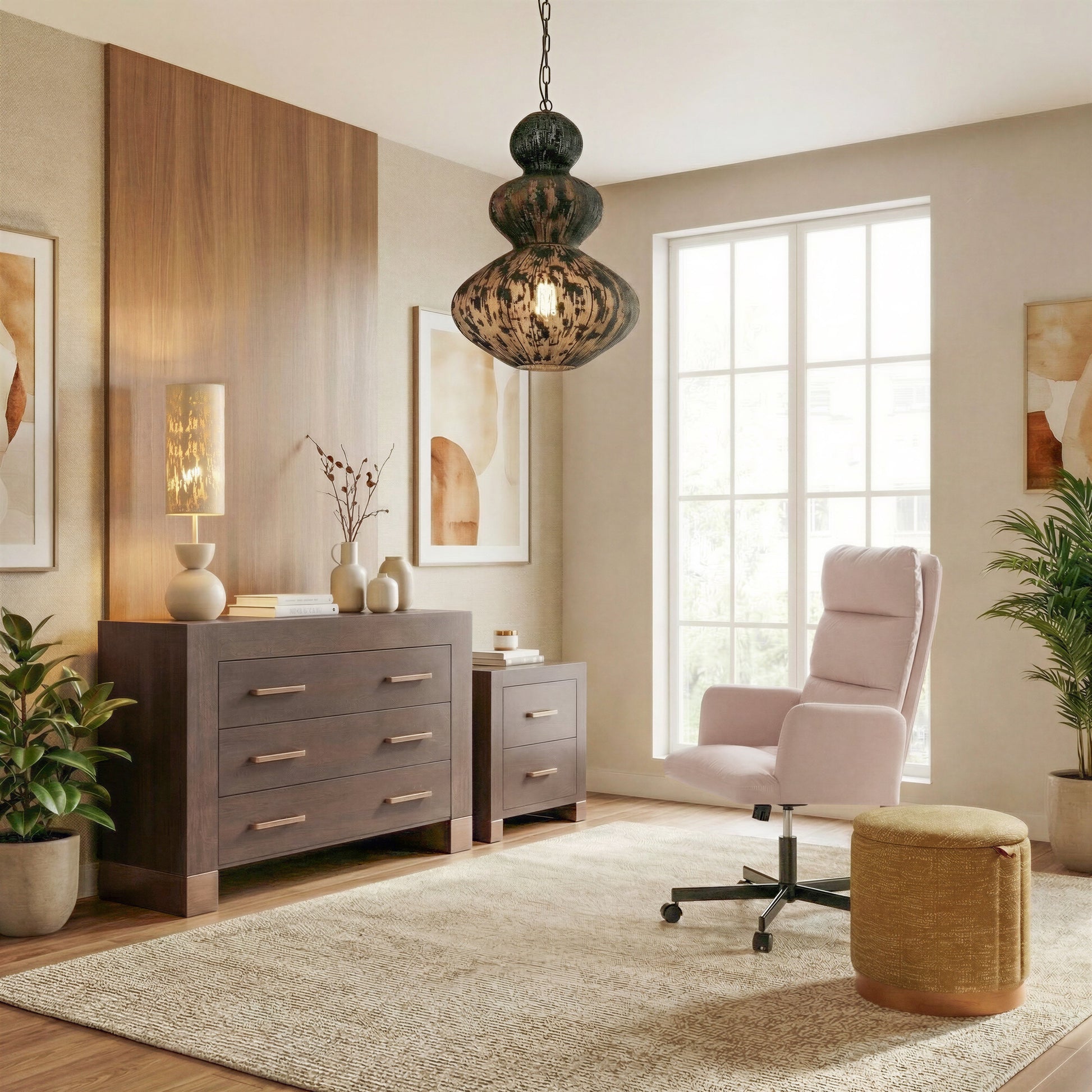 Sable Ivory Office Chair - Ornate Home