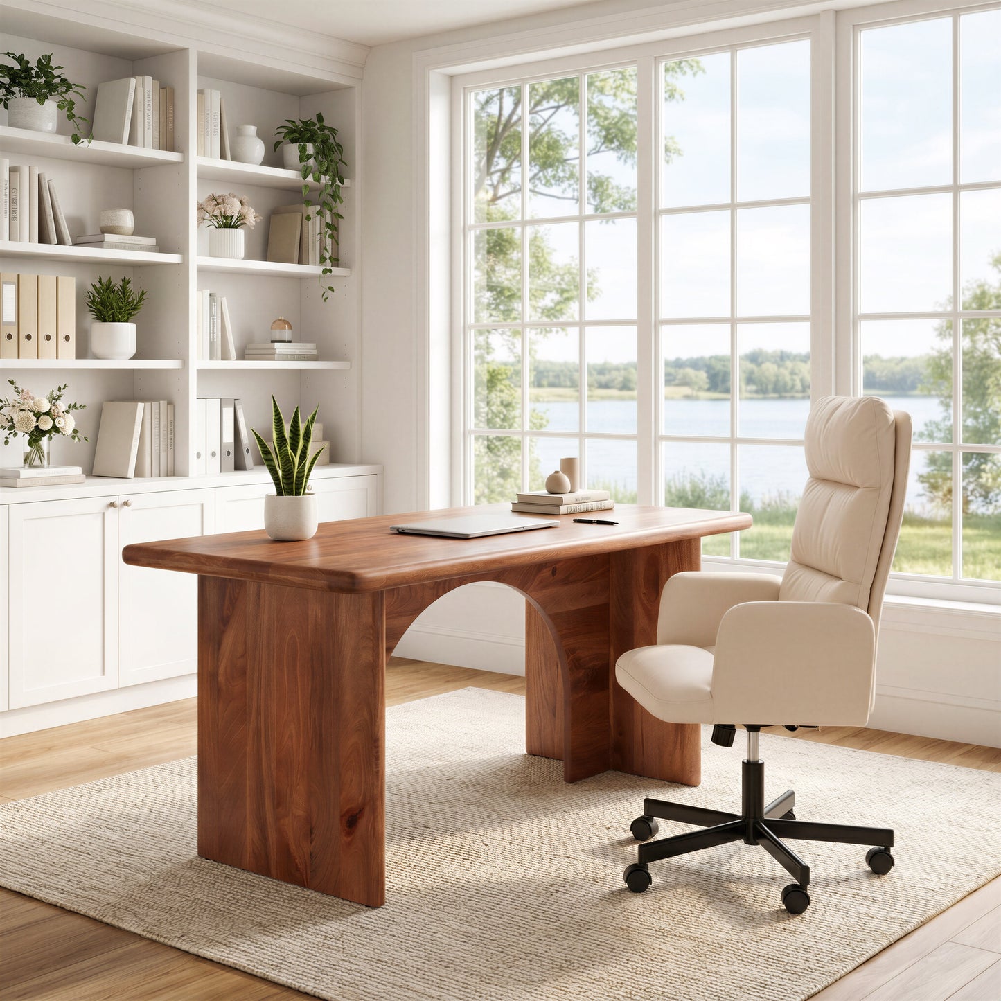 Sable Ivory Office Chair - Ornate Home