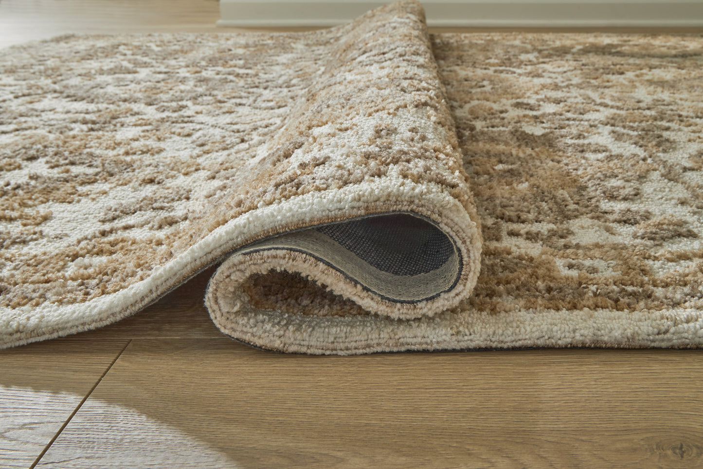Sableridge Ivory/Taupe/Camel Medium Rug- Viva Furn