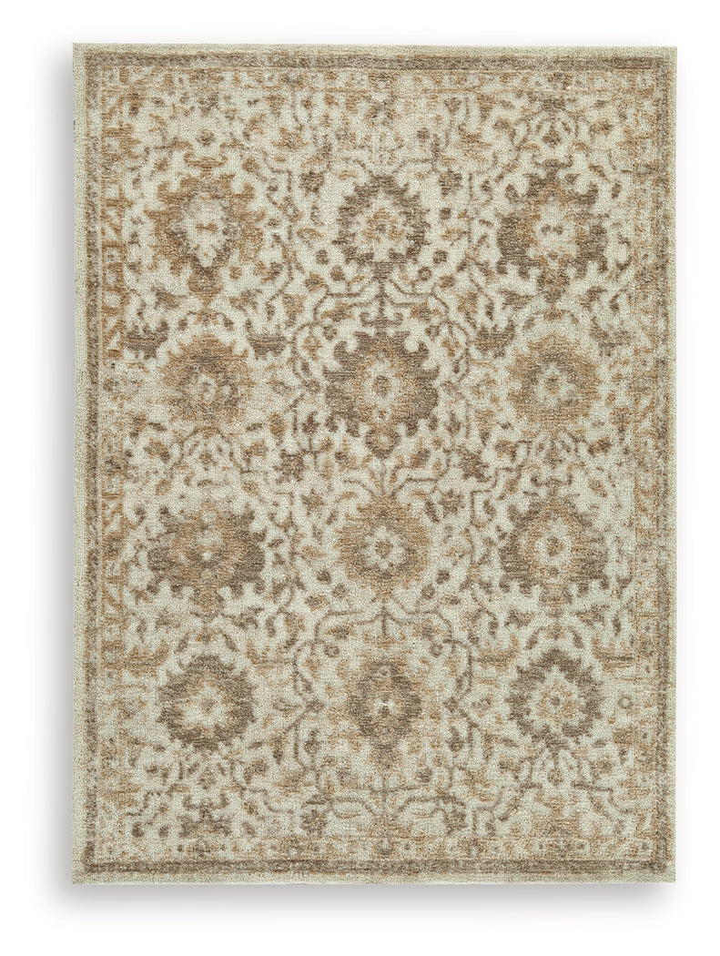 Sableridge Ivory/Taupe/Camel Medium Rug- Viva Furn