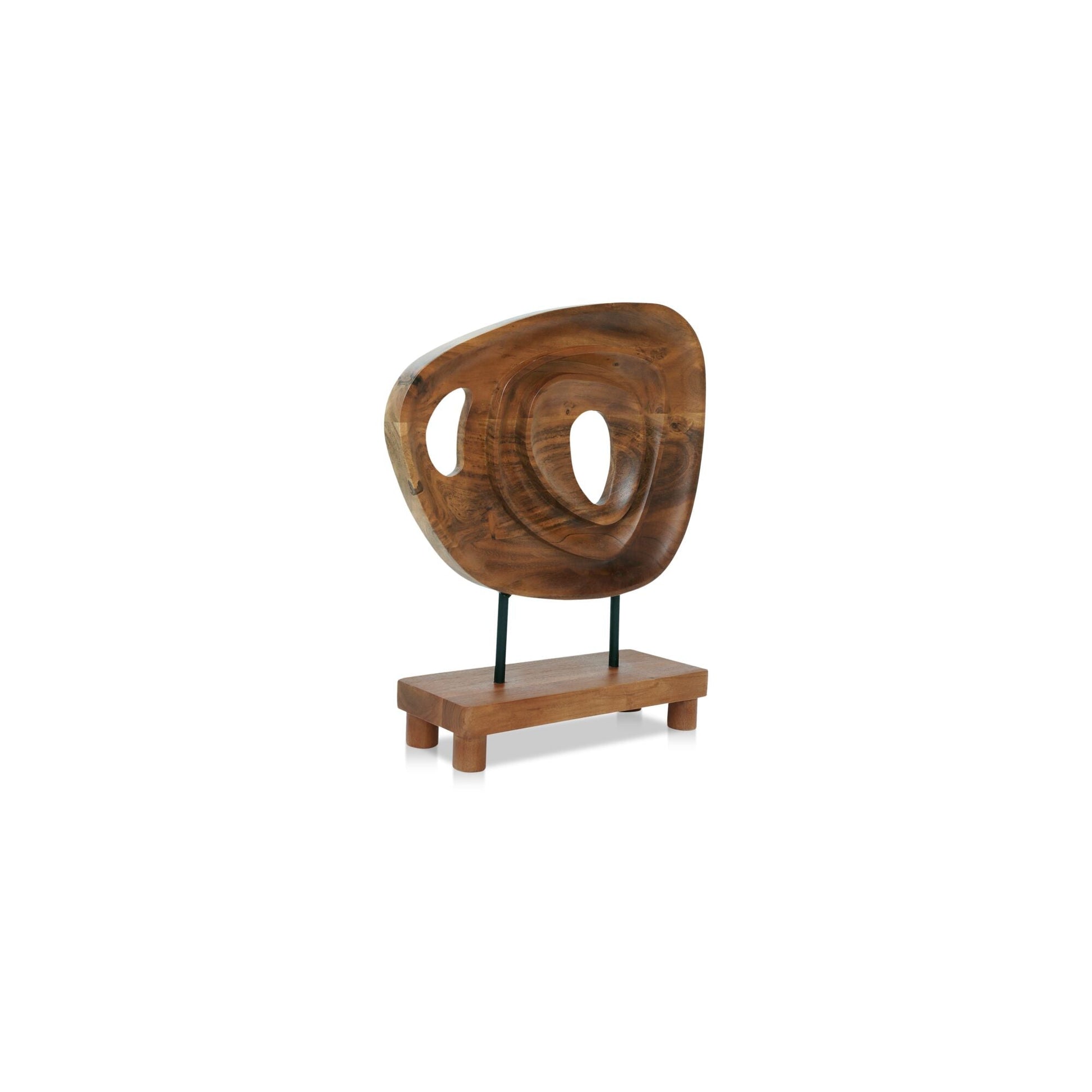 Saddler Natural Acacia Sculpture - Ornate Home