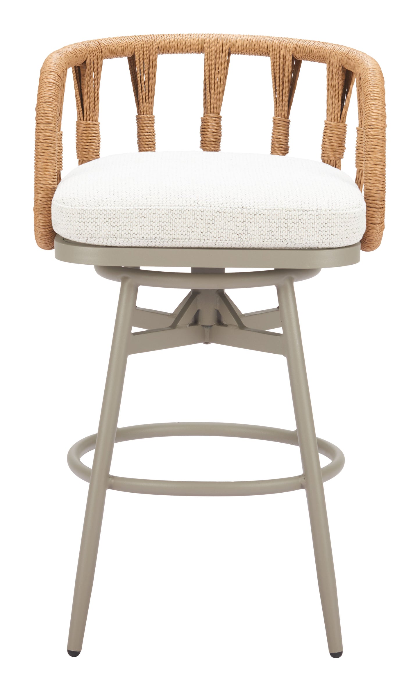 Safal Multicolor Outdoor Swivel Barstool - Ornate Home