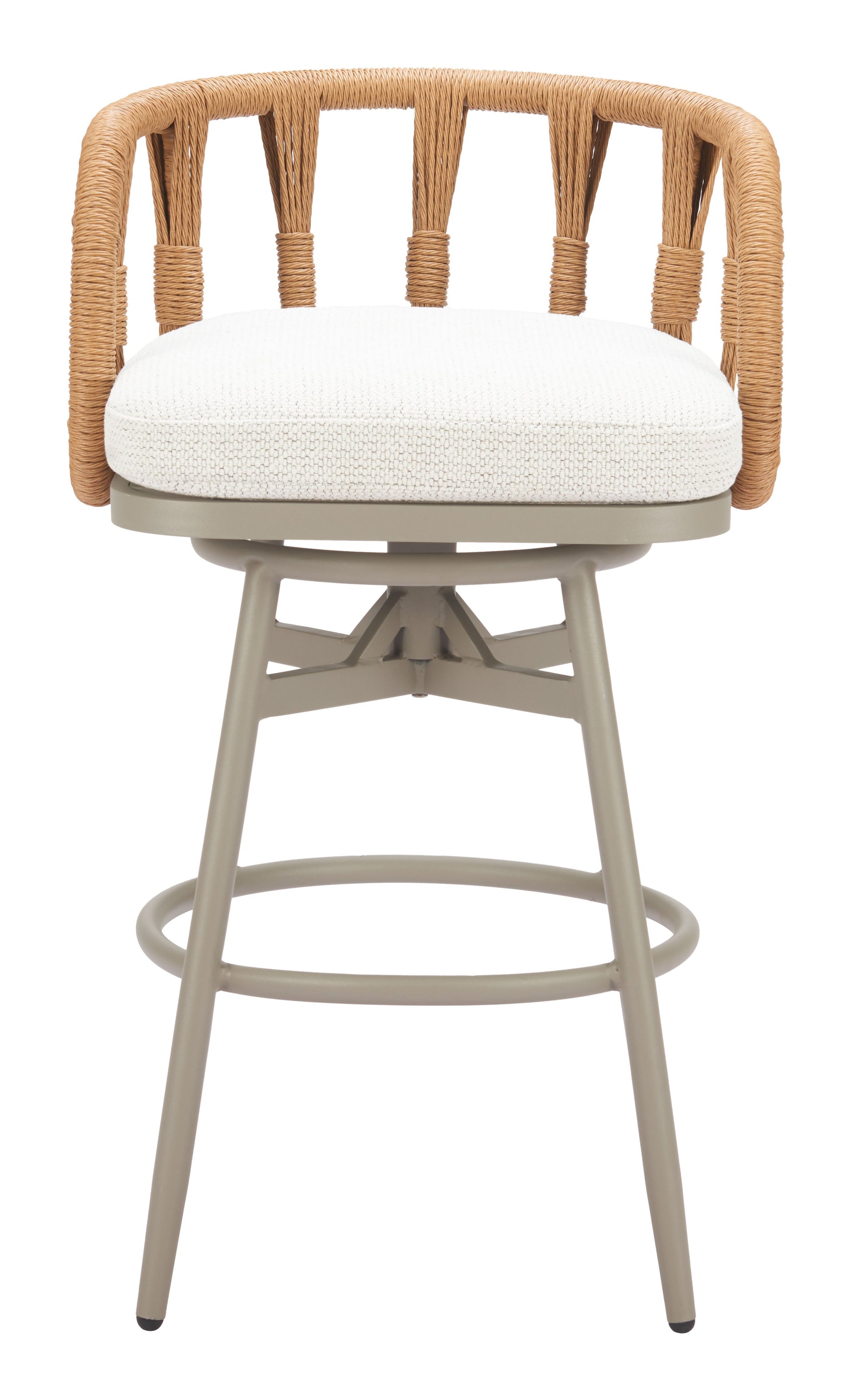 Safal Multicolor Outdoor Swivel Barstool - Ornate Home