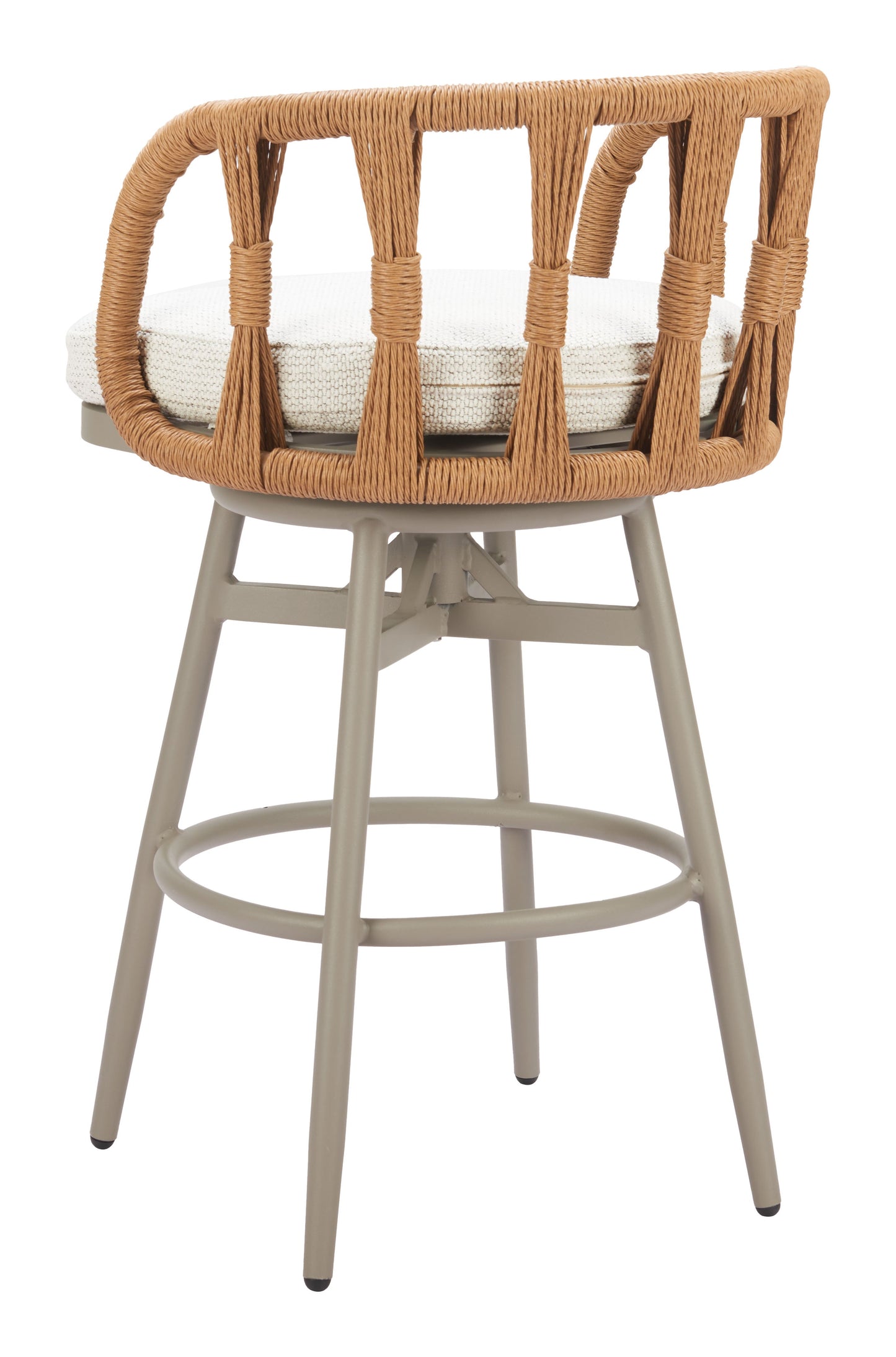 Safal Multicolor Outdoor Swivel Barstool - Ornate Home
