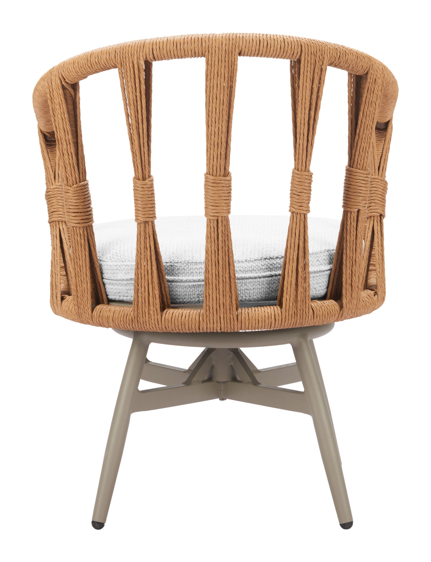 Safal Multicolor Outdoor Swivel Dining Chair - Ornate Home