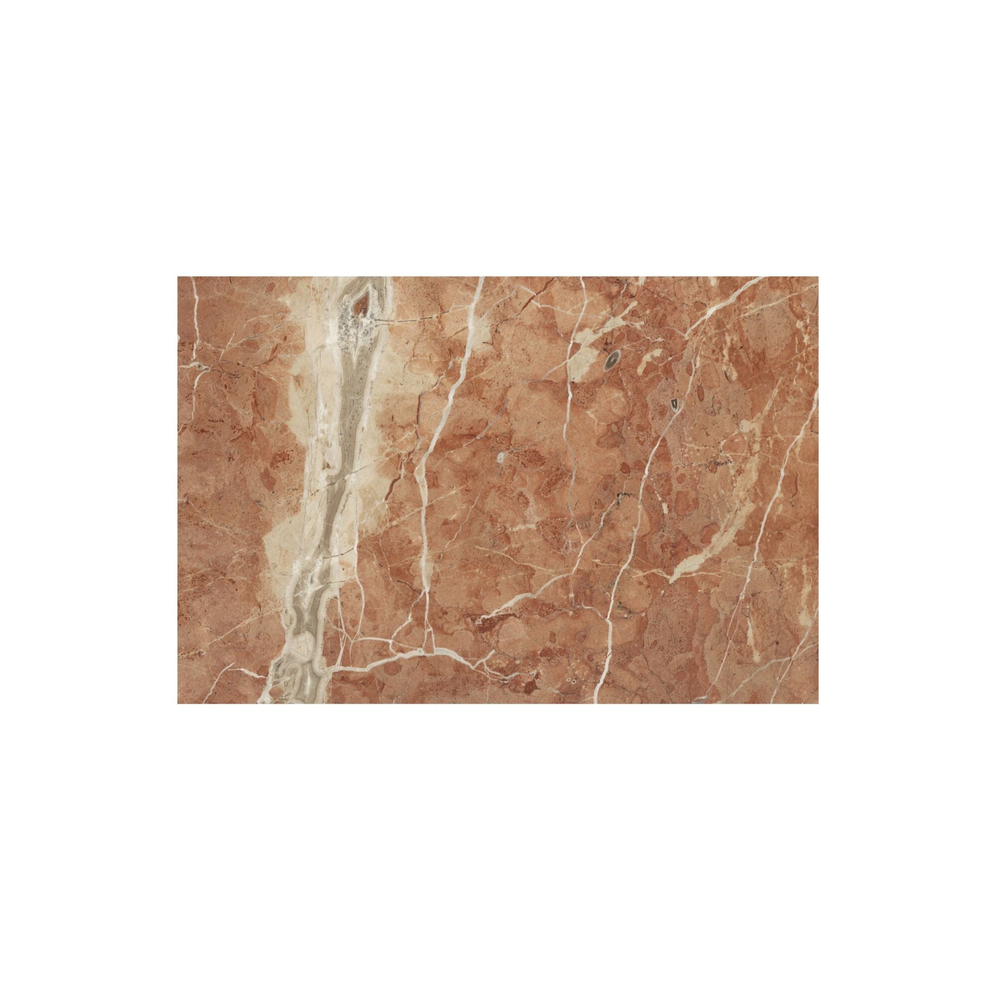 Sage Alicante Red Marble/Dark Brown Cafe Table - Ornate Home