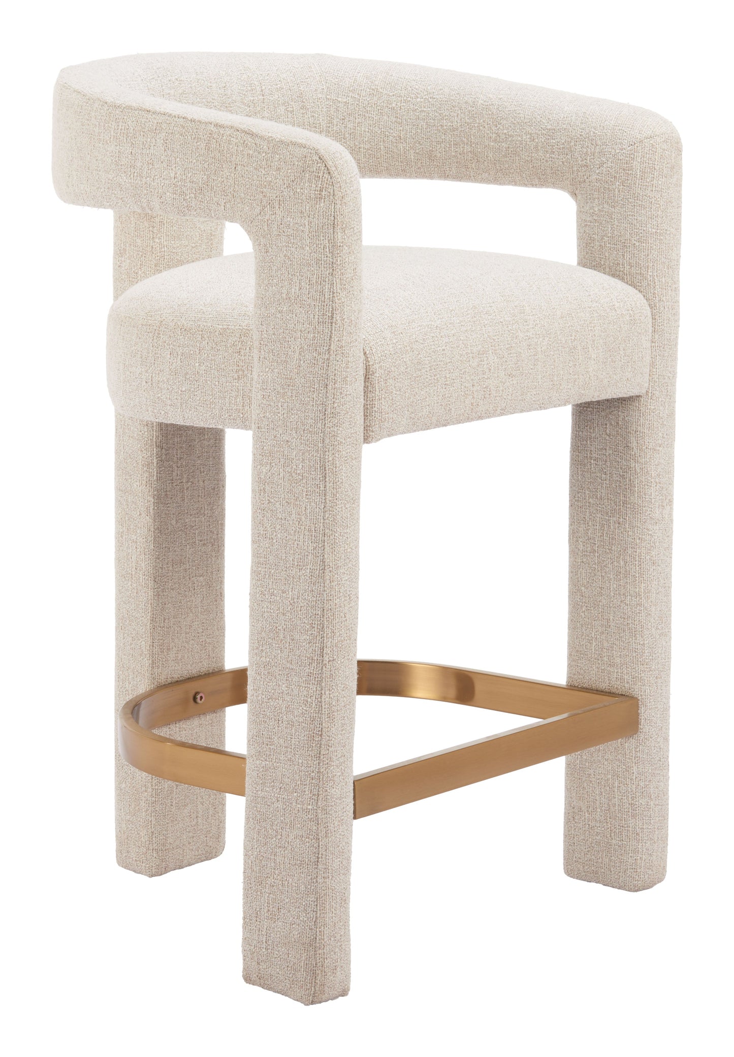 Saiko Beige Barstool - Ornate Home