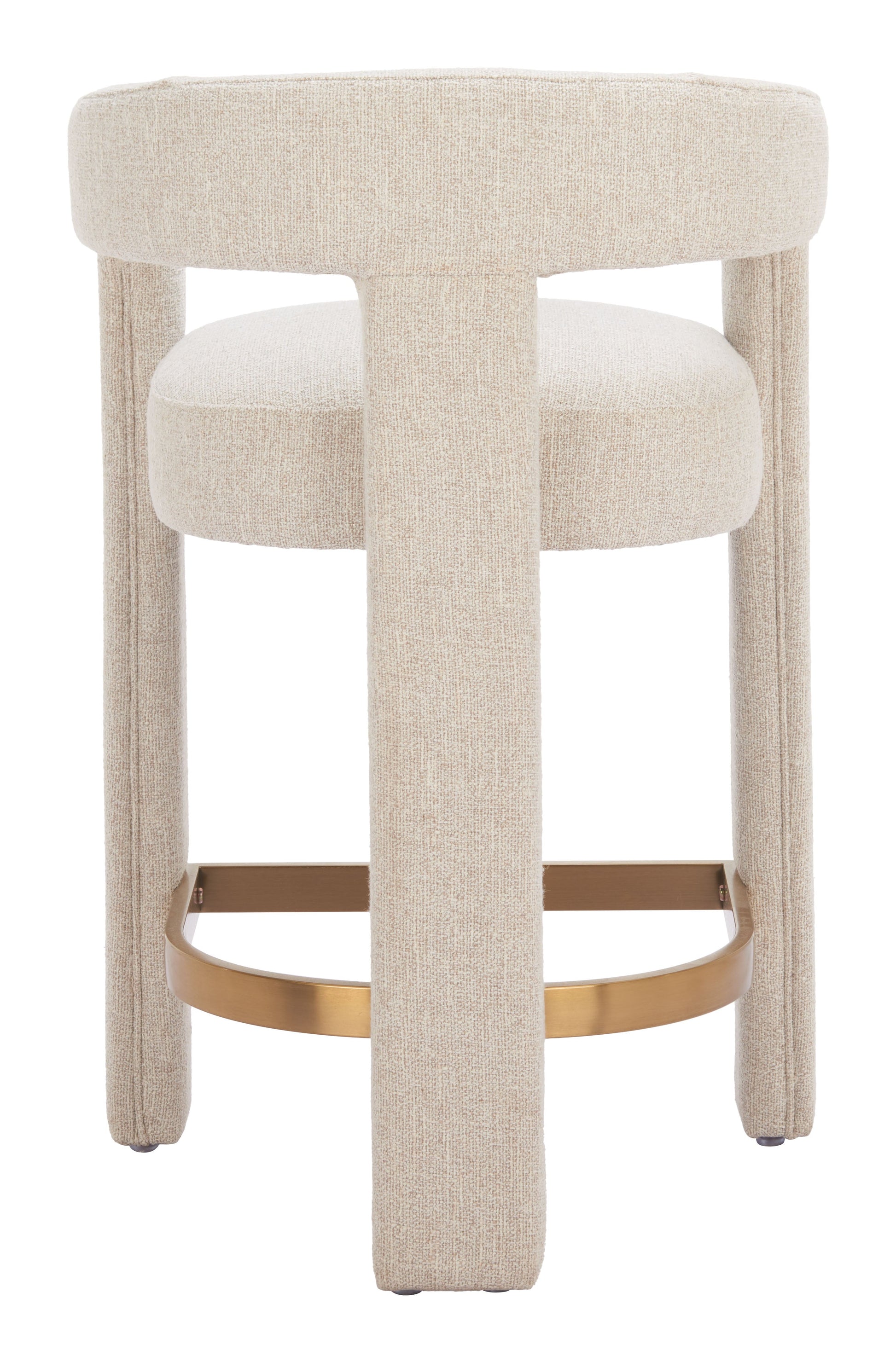 Saiko Beige Barstool - Ornate Home