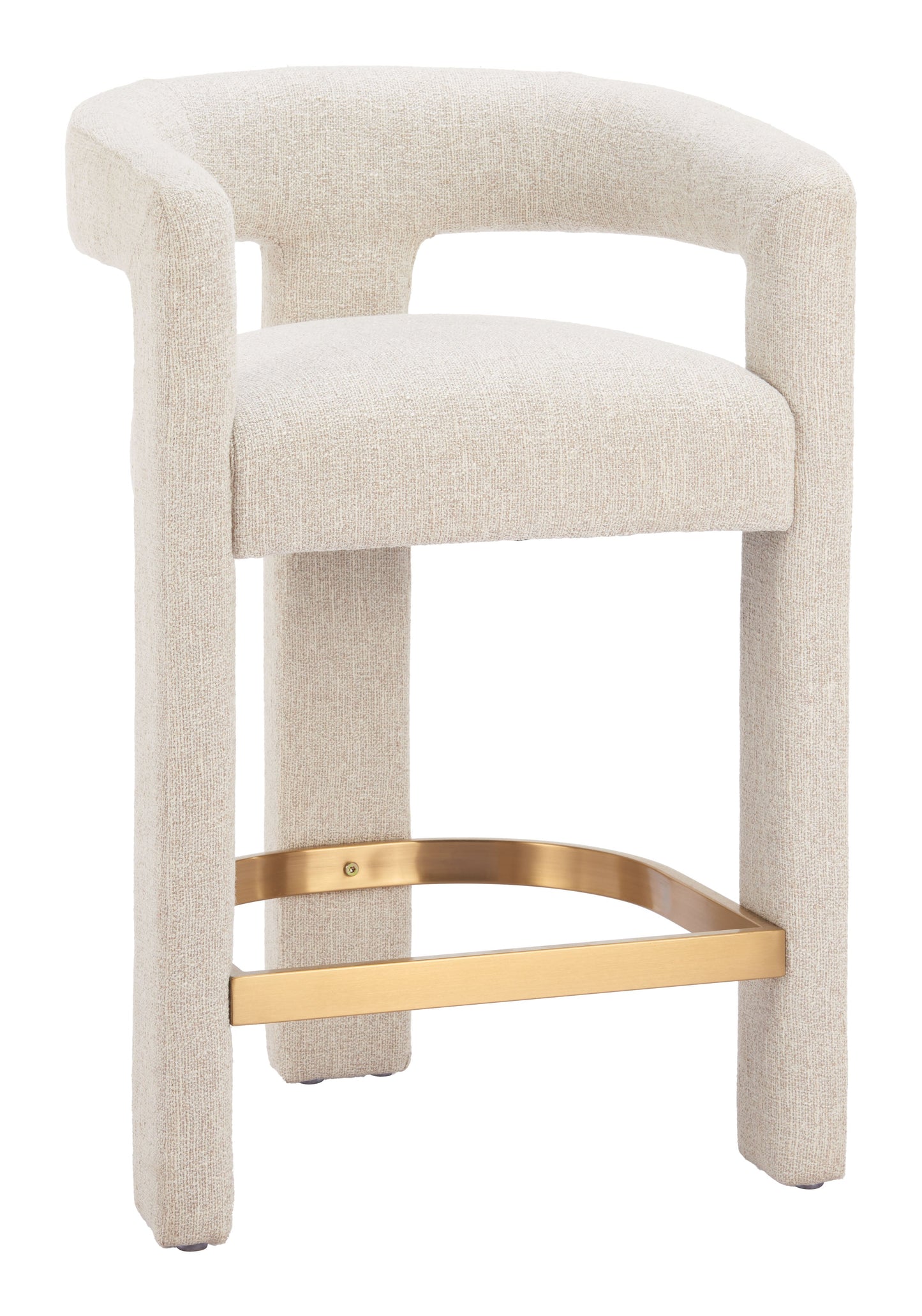 Saiko Beige Barstool - Ornate Home