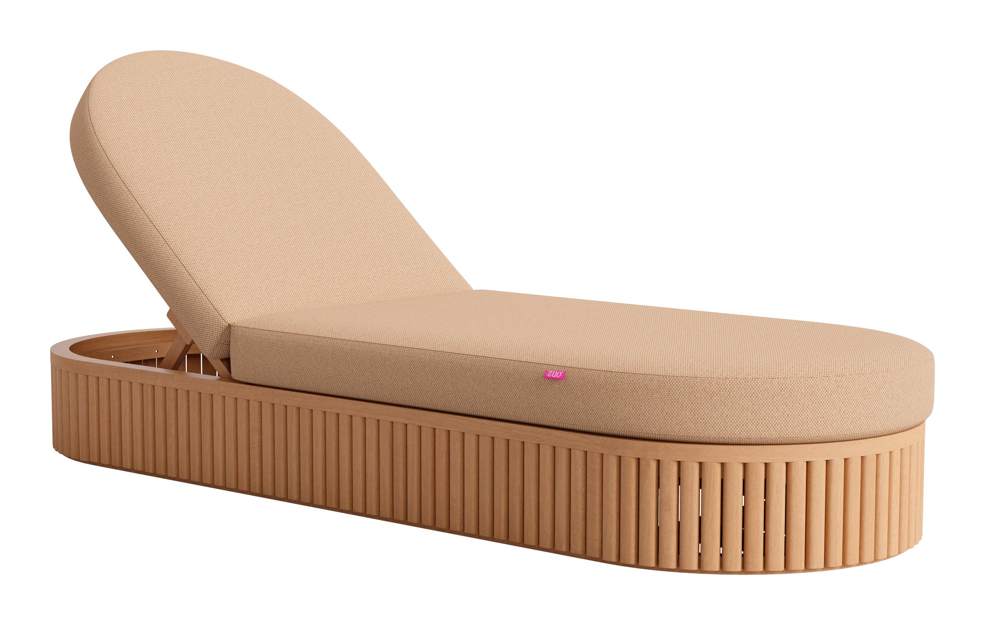 Sakina Brown Outdoor Chaise Lounge - Ornate Home