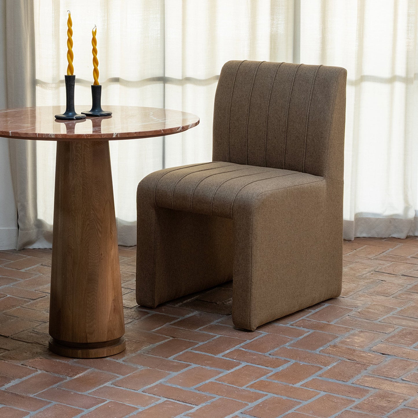 Sally Light Brown Dining Chair - Ornate Home