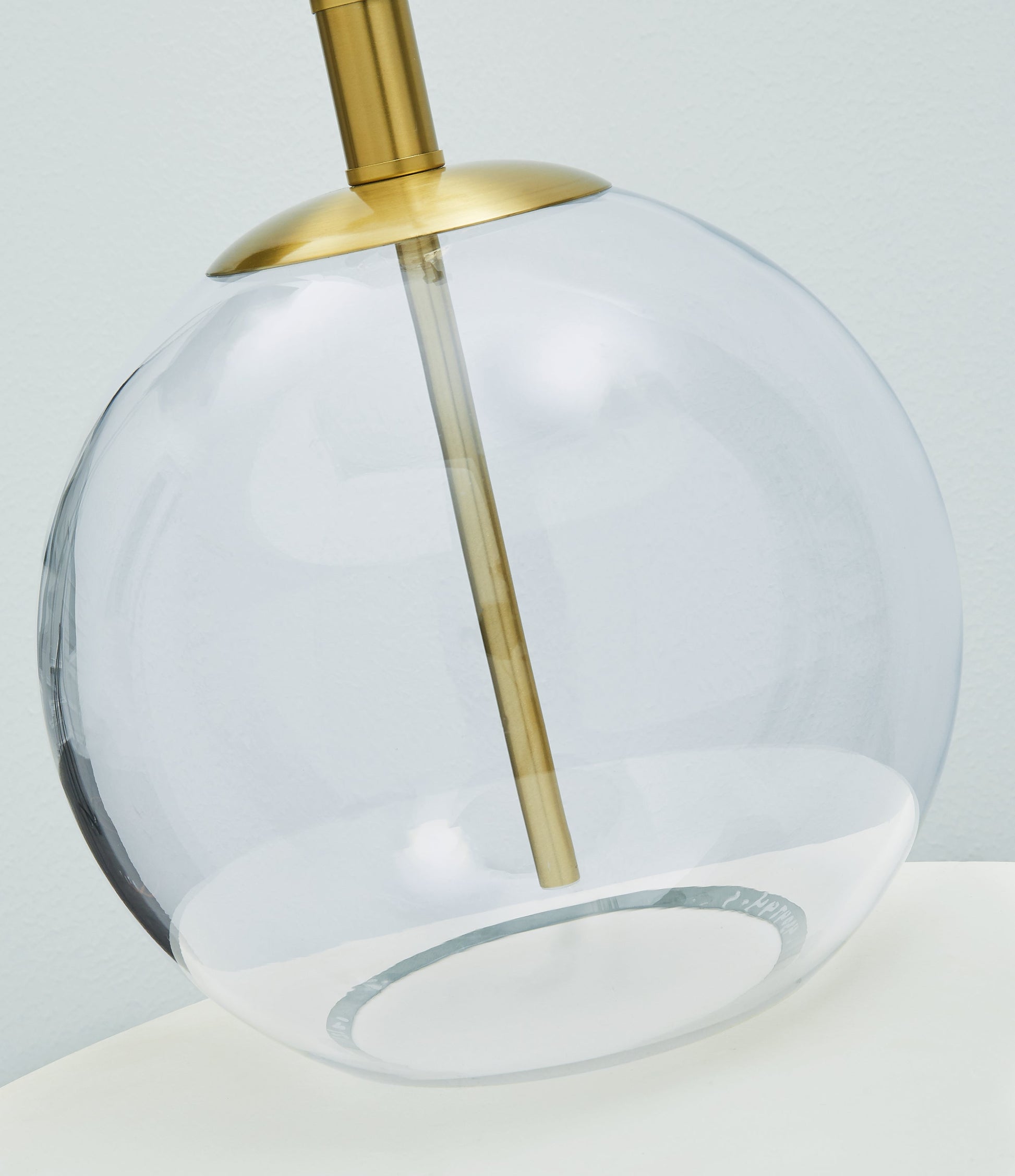 Samder Clear/Brass Table Lamp (Set of 2)- Viva Furn