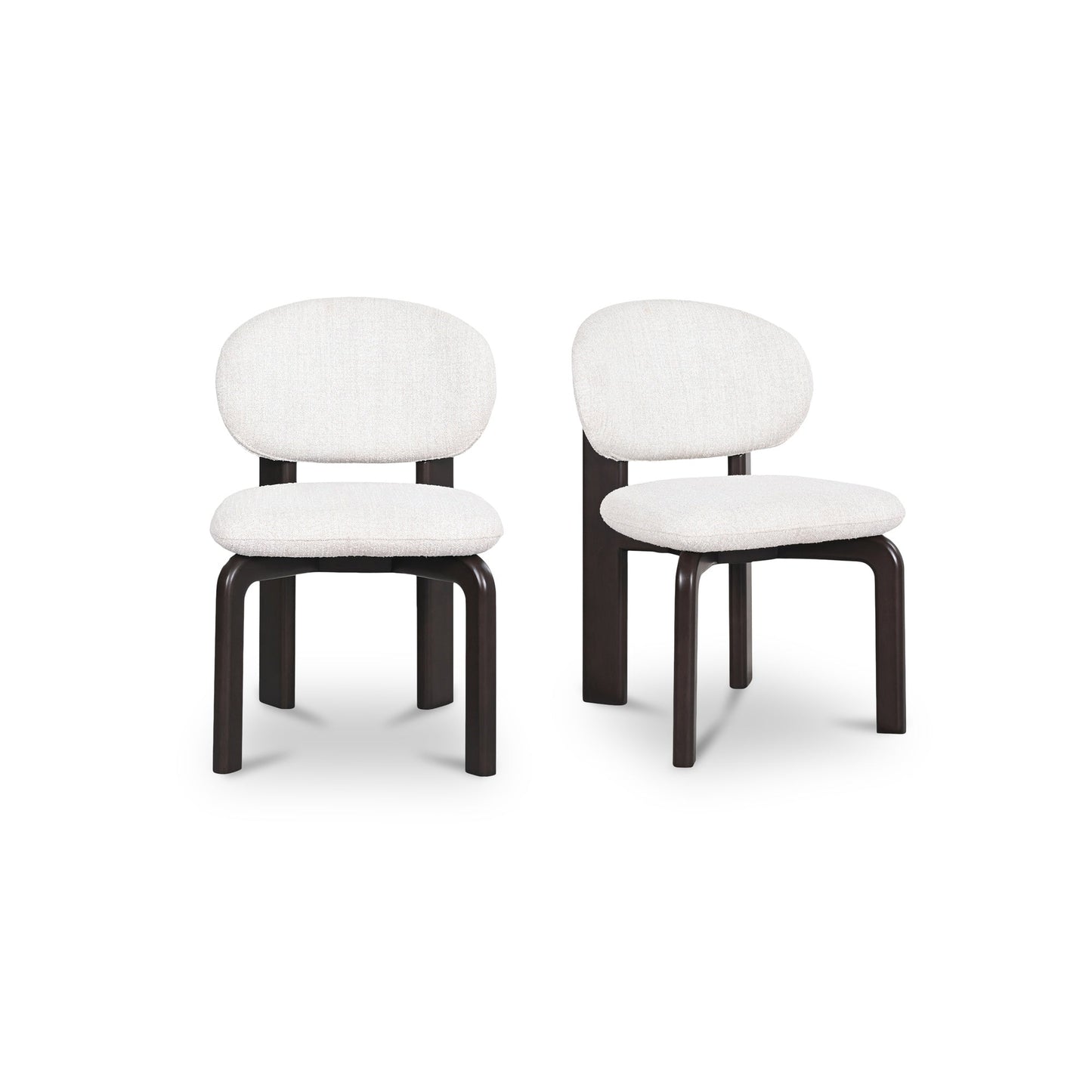 Sami White/Black Dining Chair (Set of 2) - Ornate Home