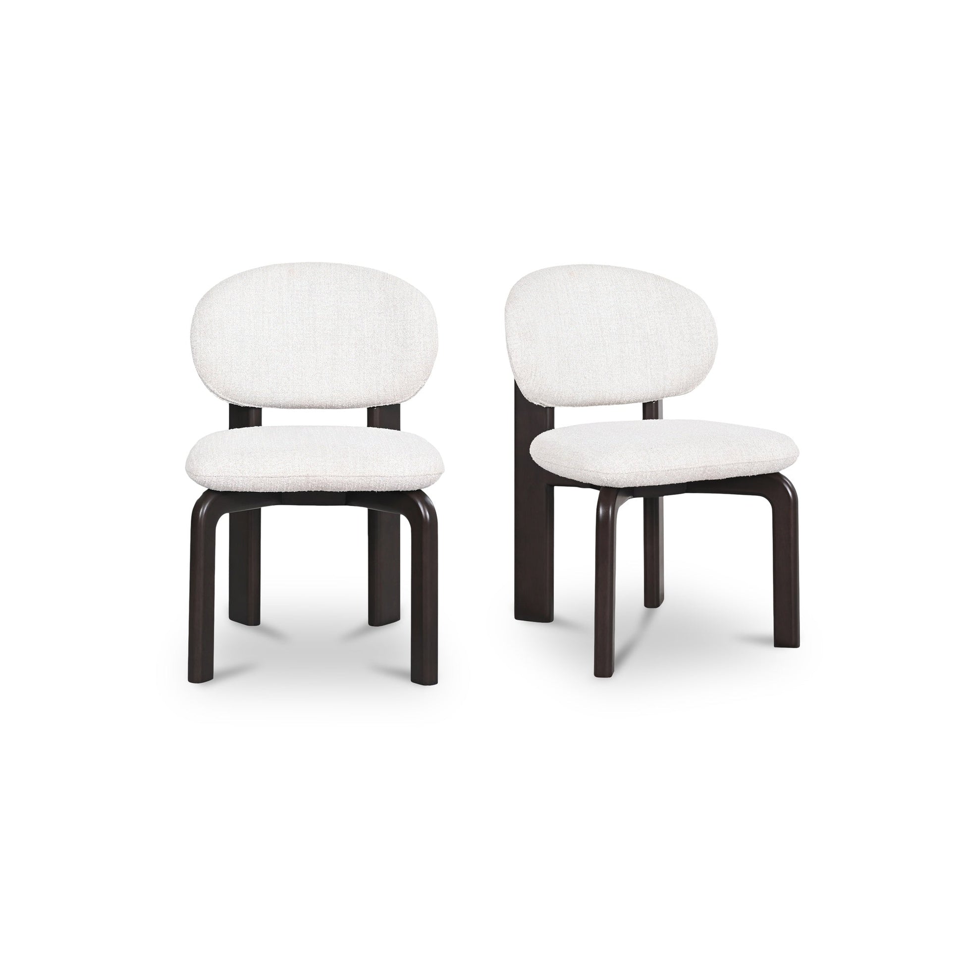 Sami White/Black Dining Chair (Set of 2) - Ornate Home