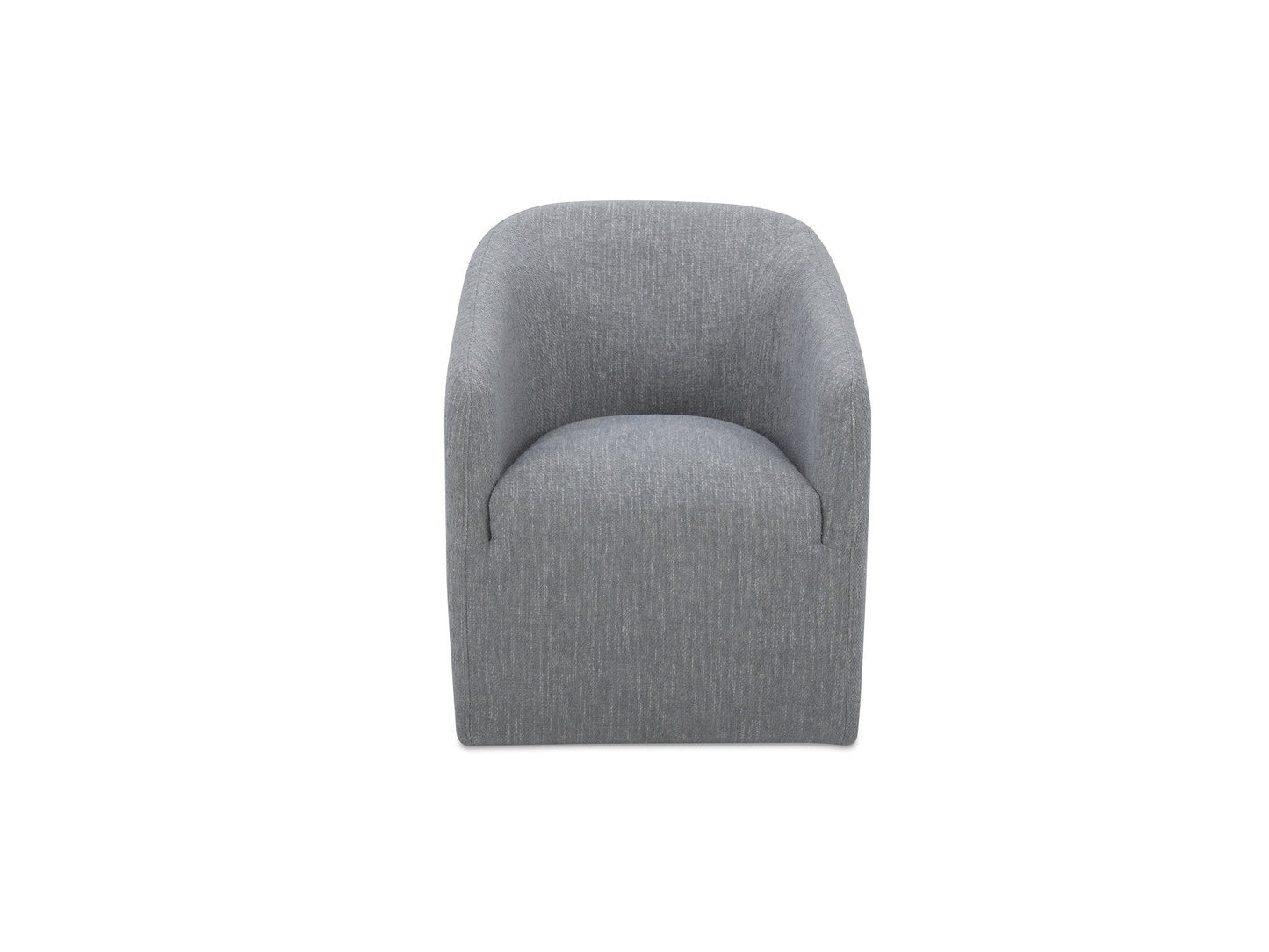 Sandy Grey Rolling Dining Chair - Ornate Home