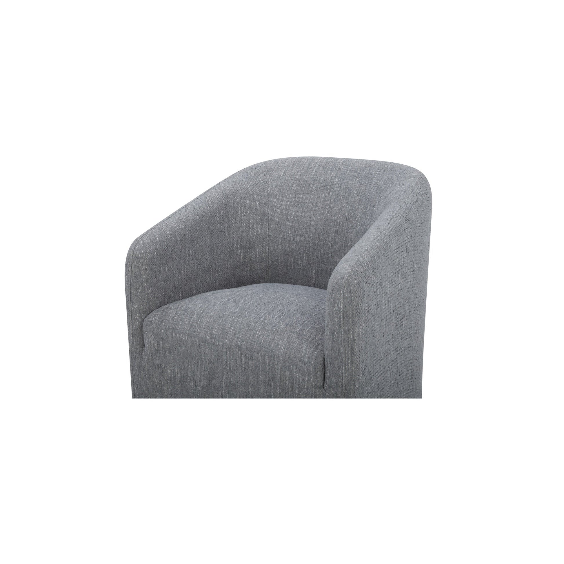 Sandy Grey Rolling Dining Chair - Ornate Home