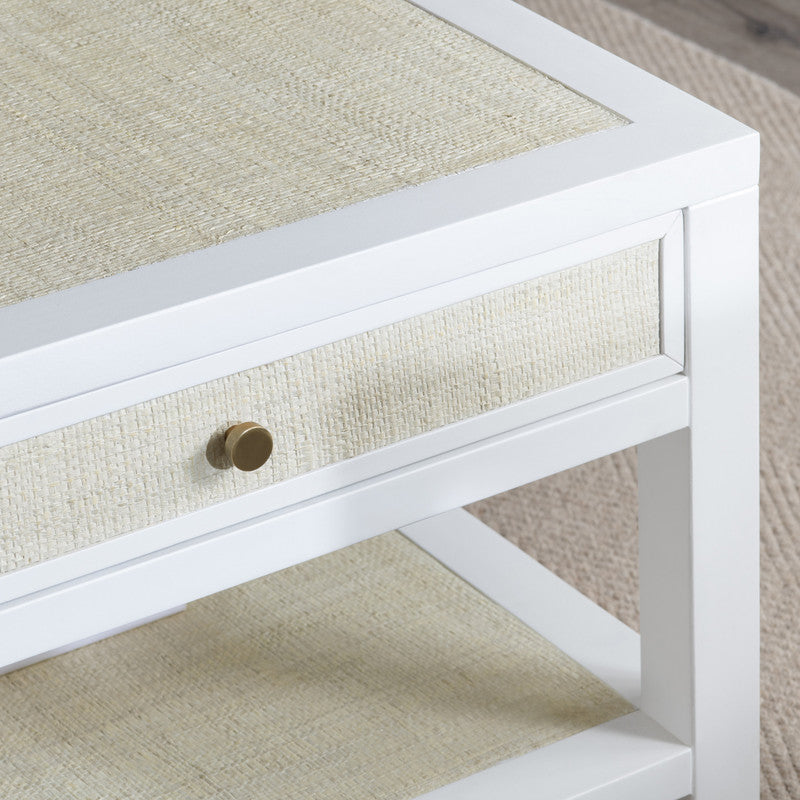Sandy Shores White/Tan Cocktail Table - Ornate Home
