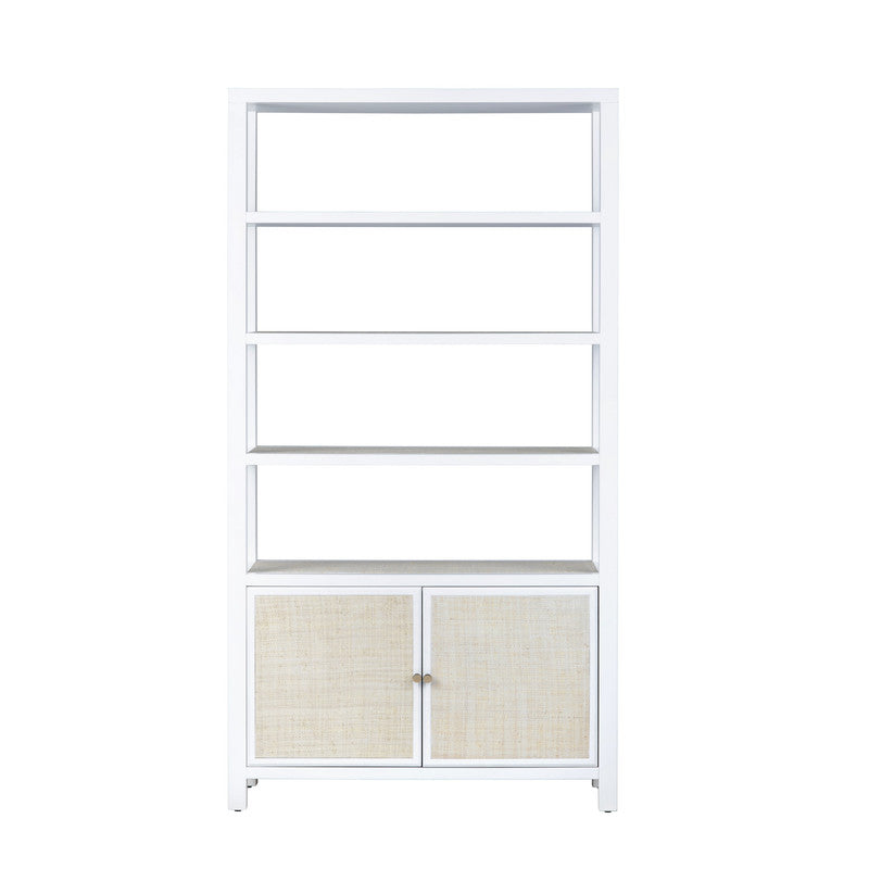 Sandy Shores White/Tan Etagere - Ornate Home