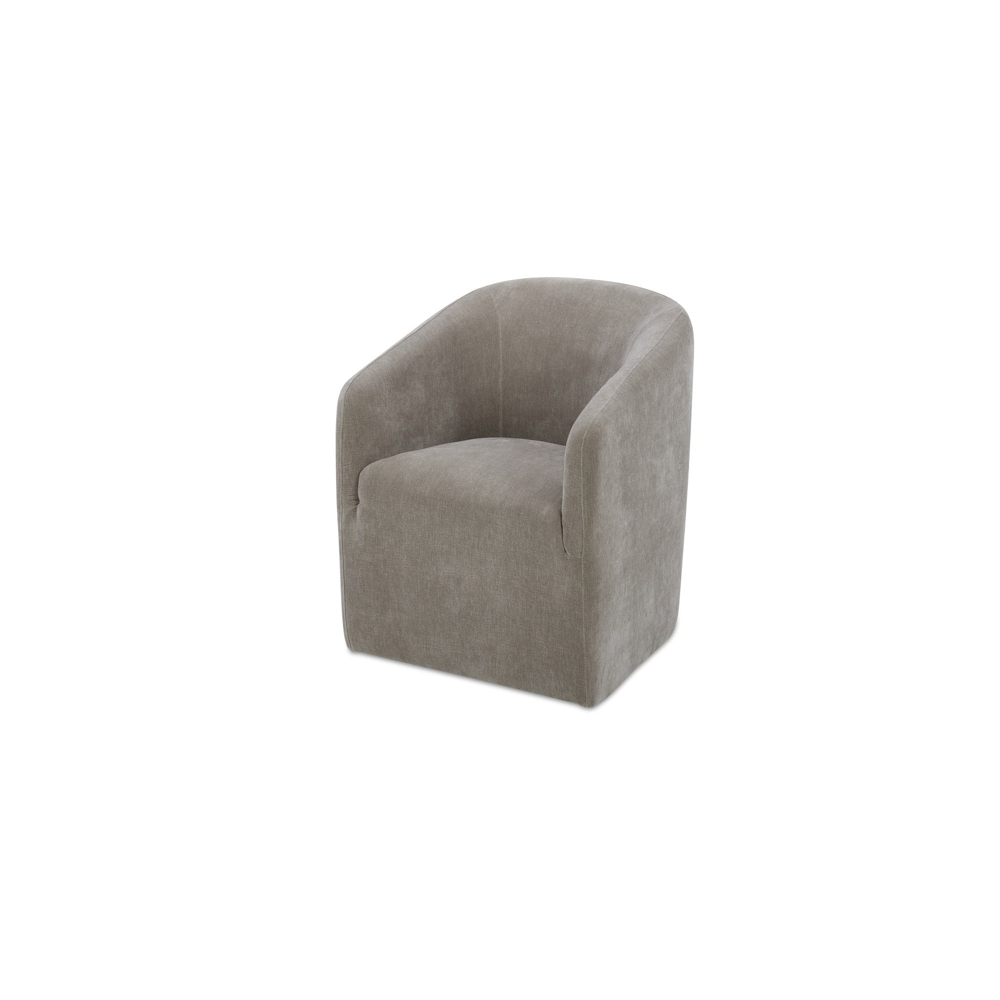 Sandy Taupe Rolling Dining Chair - Ornate Home