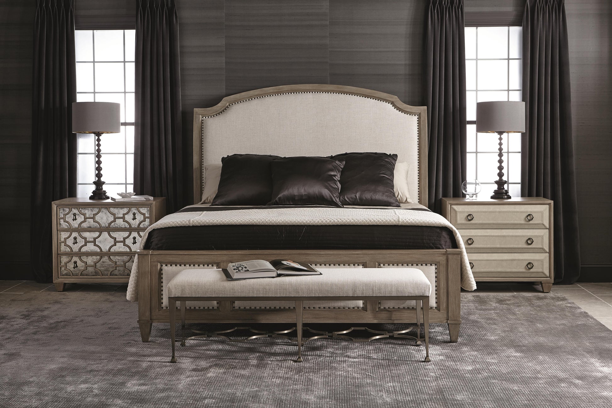 Santa Barbara Sandstone Nightstand - Ornate Home