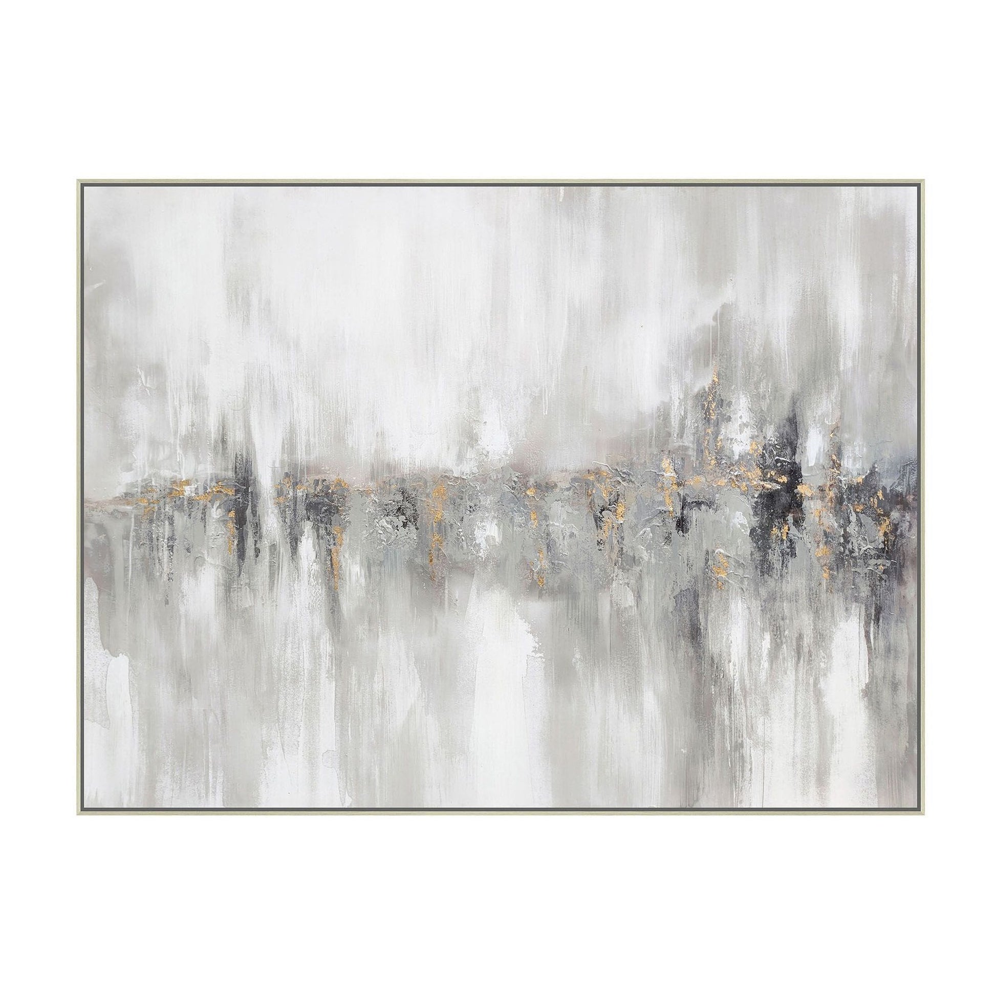 Saratoga Grey Canvas - Ornate Home